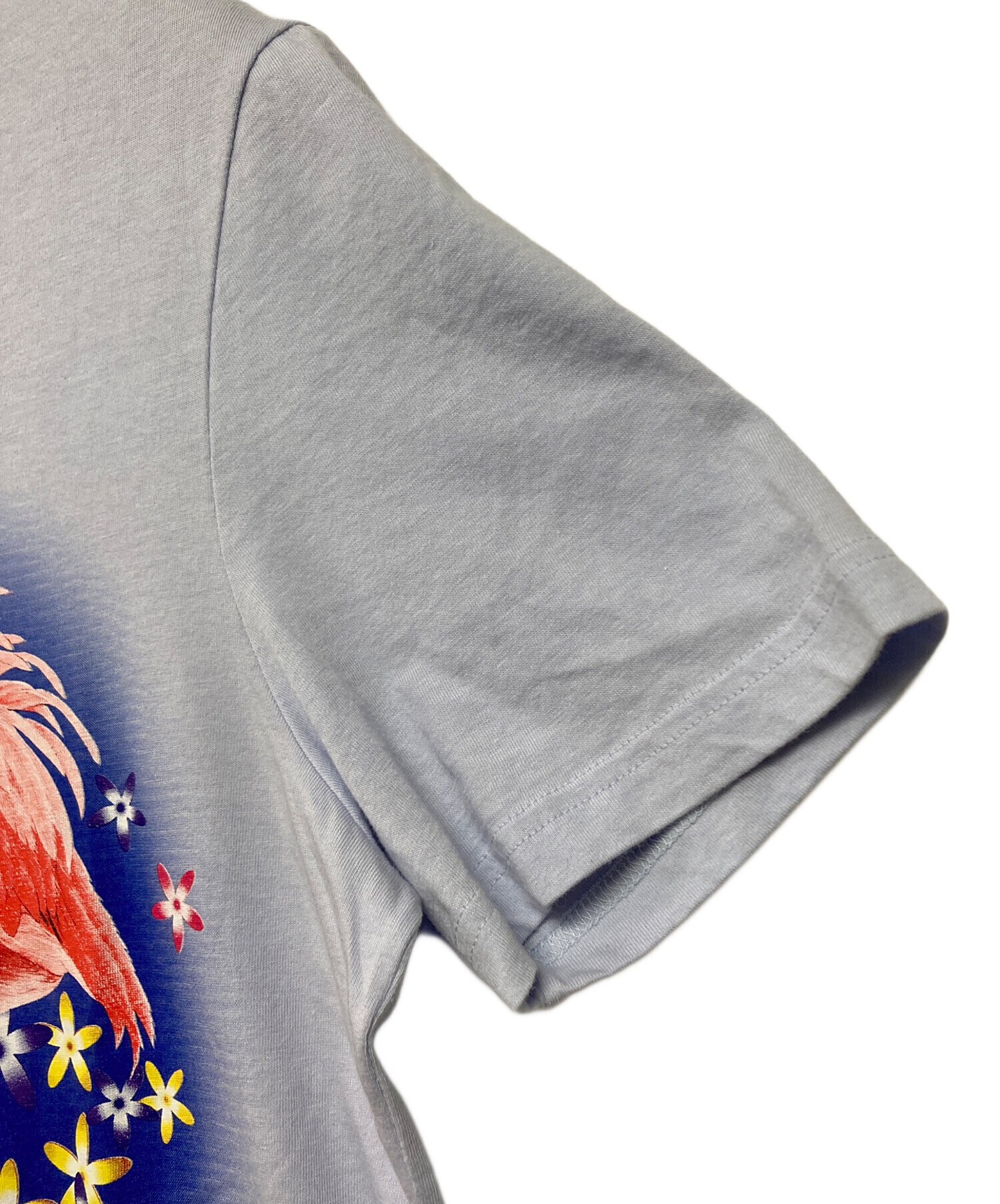 GUCCI (グッチ) フラミンゴtシャツ ブルー サイズ:SIZE M 希少XL GUCCI 
