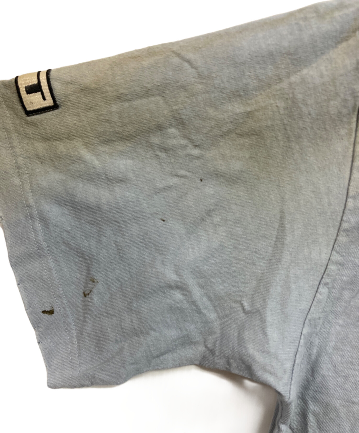 中古・古着通販】TTT MSW (ティー) ダメージ加工Tシャツ グレー サイズ 