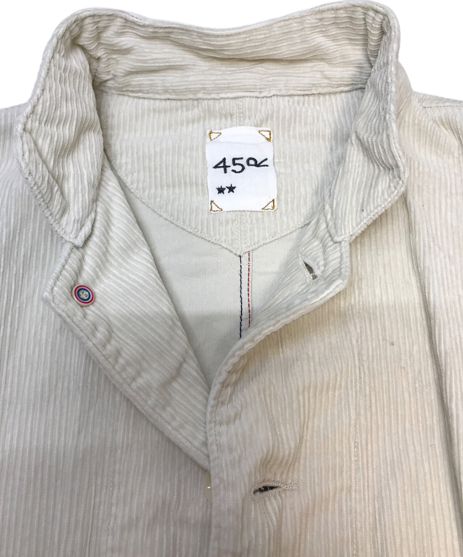 くてくてのコーデュロイの908シャケット｜美品 45R くてくてコーデュロイ