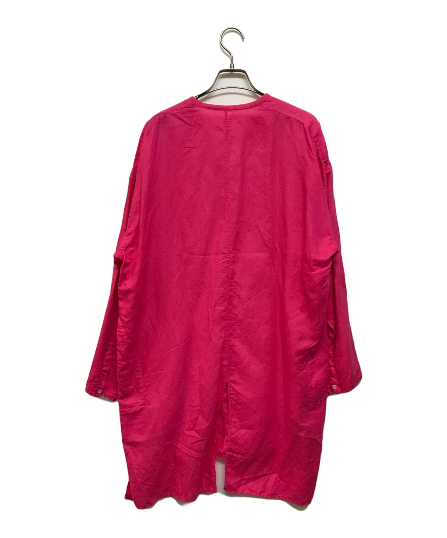 GALERIE VIEロング カシミヤビーバー クルーネックロングコート