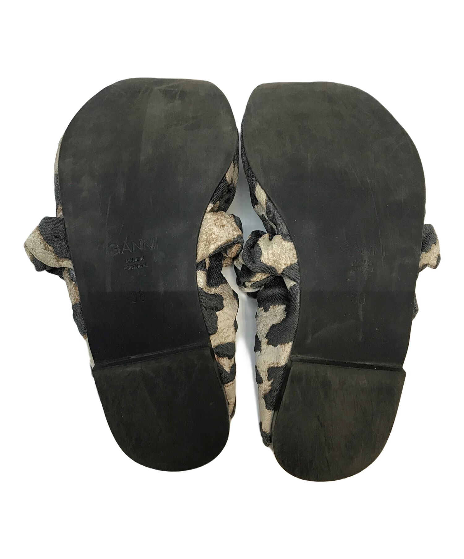 【CA】GANNI　ガニー　レオパードバレエシューズ CA】GANNI ガニー レオパードバレエシューズ CA】GANNI ガニー