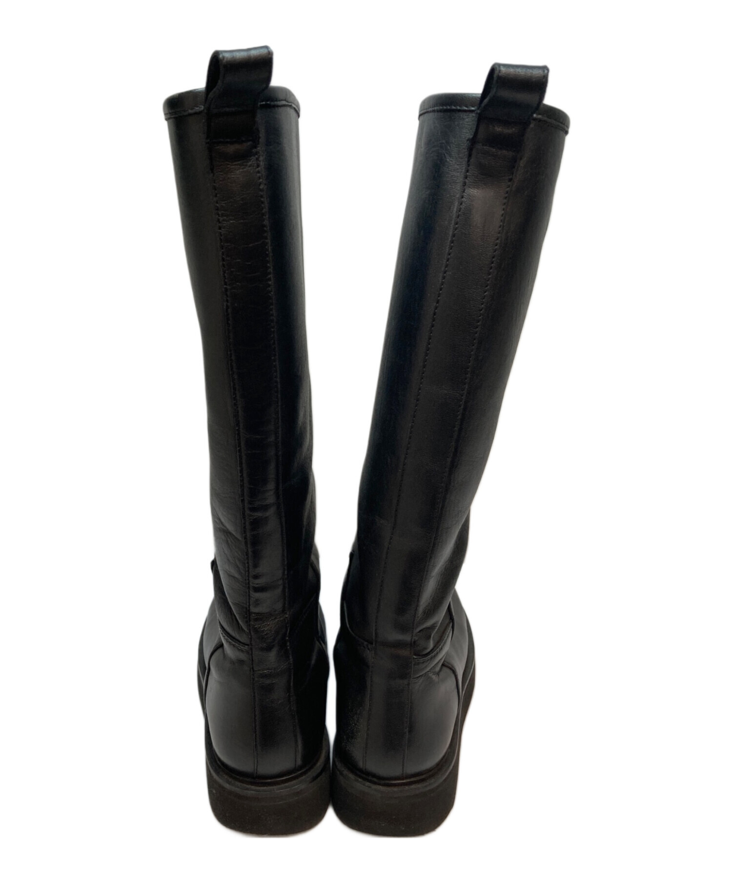中古・古着通販】Caminando (カミナンド) RIDING LONG BOOTS ブラック