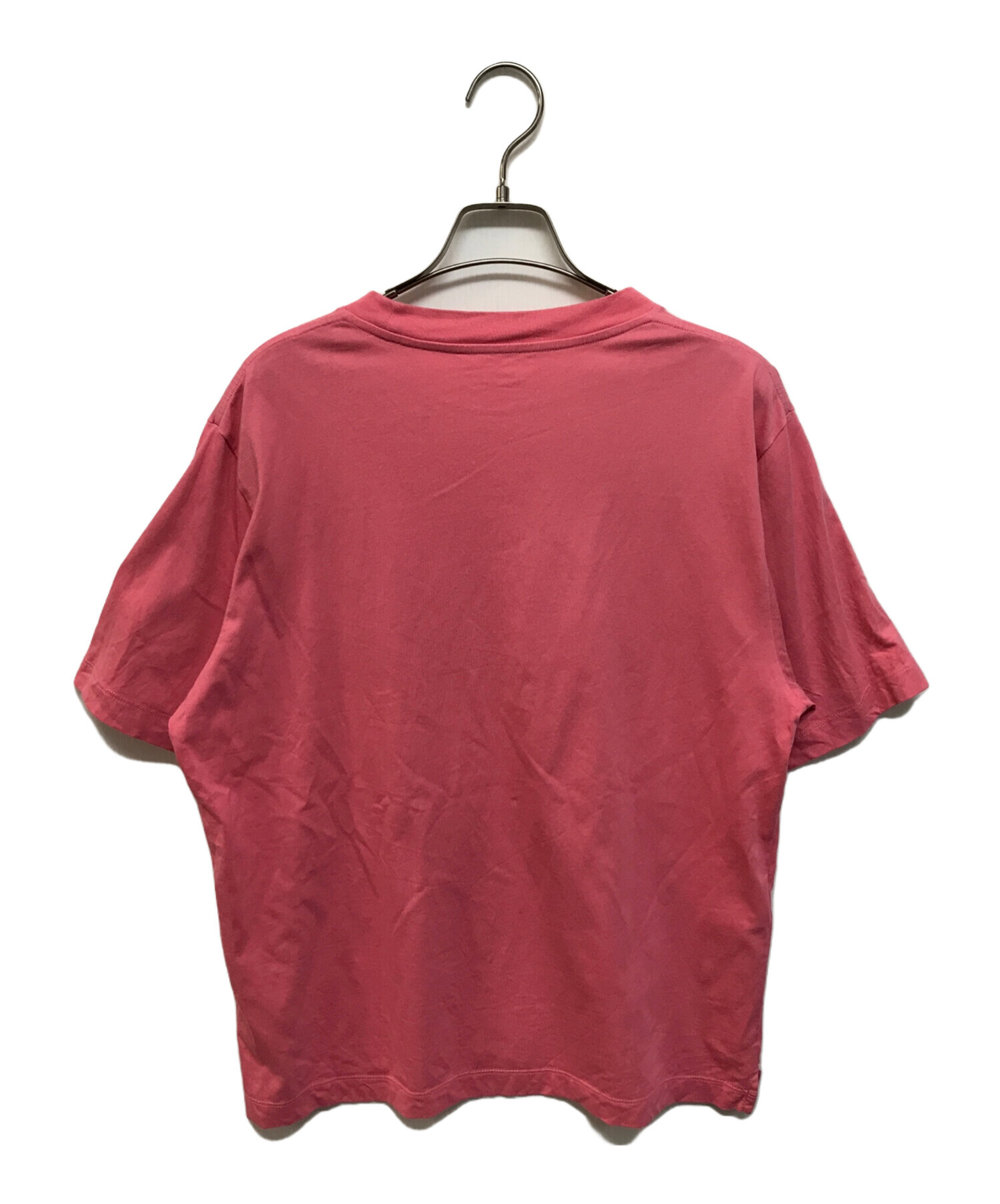 中古・古着通販】MARNI (マルニ) ロゴ刺繍Tシャツ ピンク サイズ:44 
