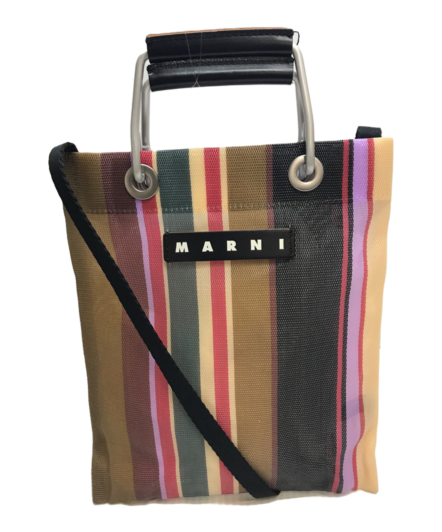中古・古着通販】MARNI (マルニ) ストライプミニショルダーバッグ 