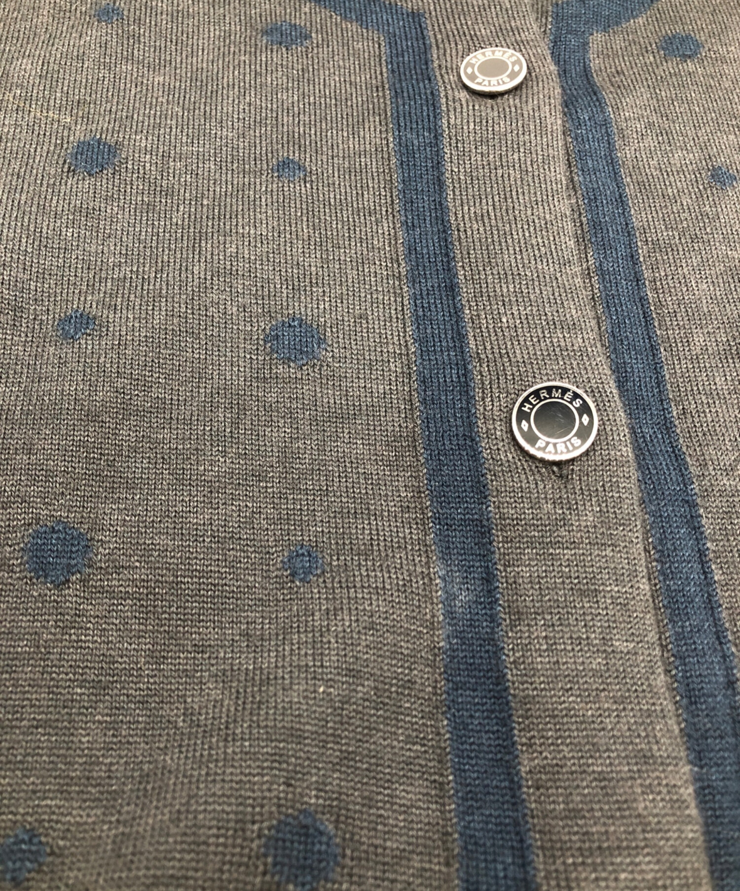 中古・古着通販】HERMES (エルメス) カシミヤ×シルク カーディガン