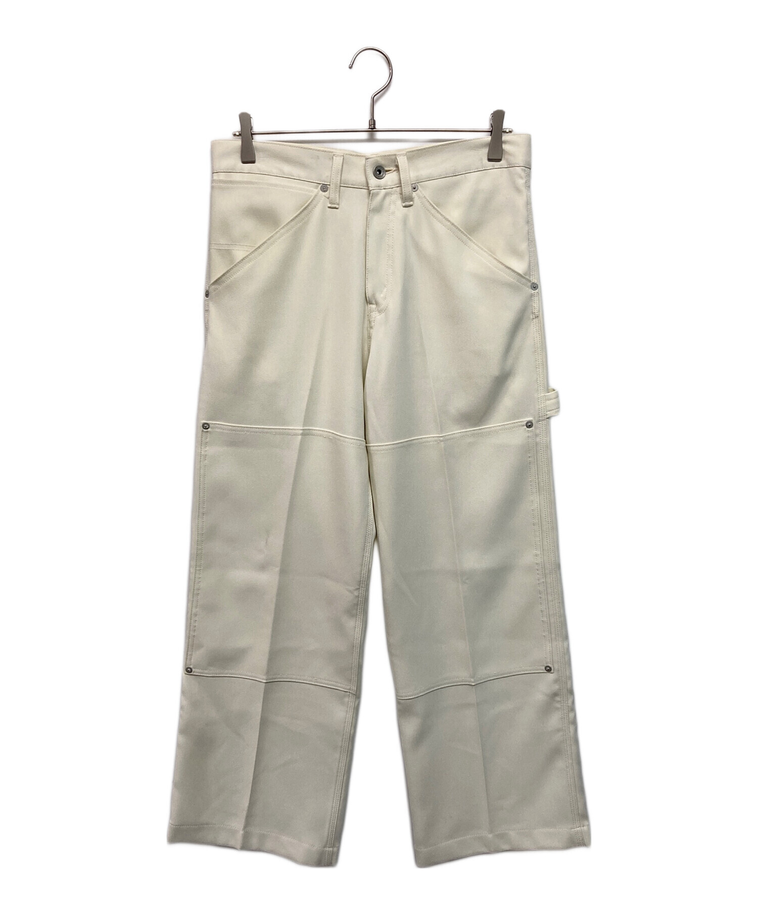 中古・古着通販】DAIRIKU (ダイリク) PAINTER PRESSED PANTS ホワイト