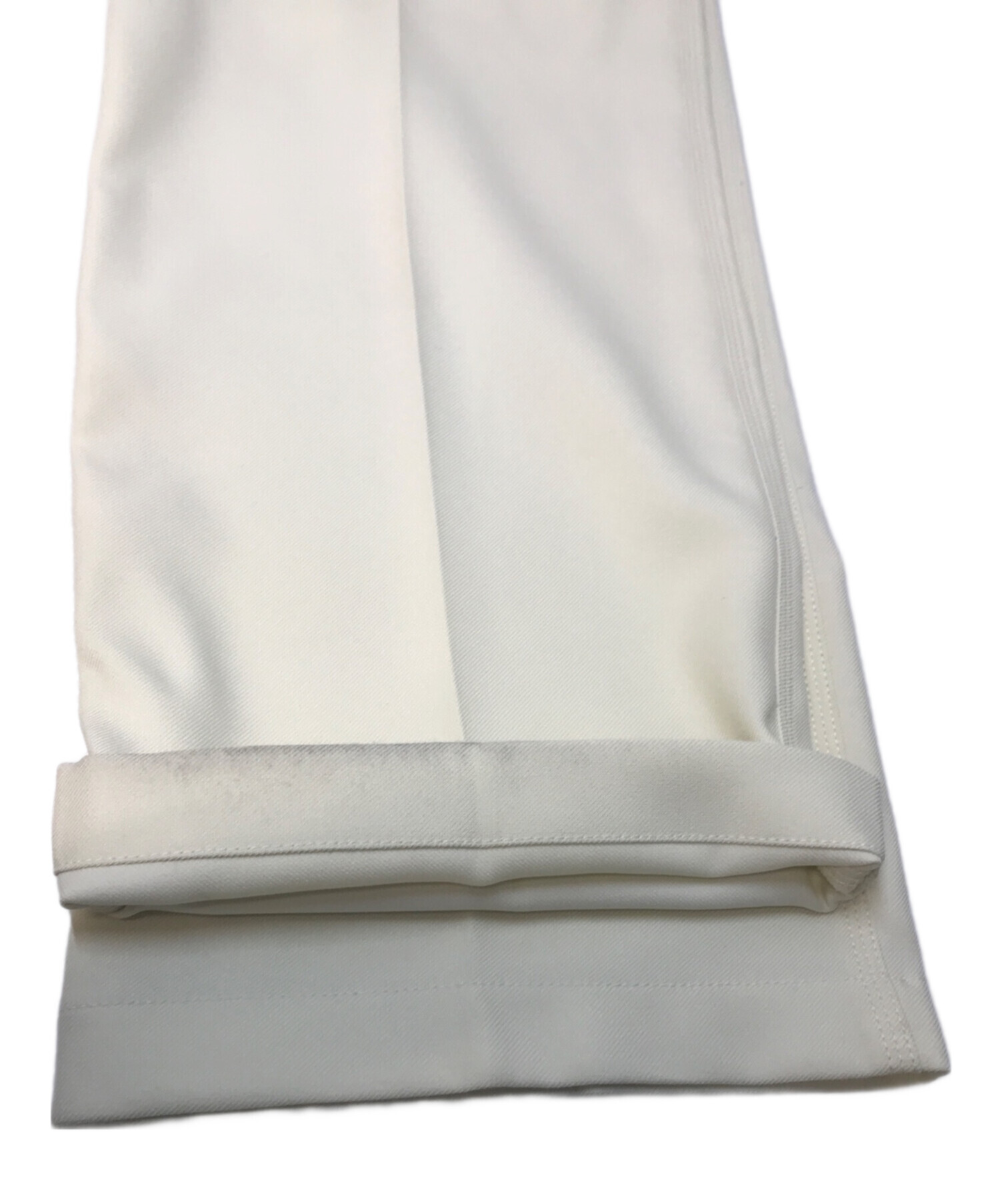 中古・古着通販】DAIRIKU (ダイリク) PAINTER PRESSED PANTS ホワイト