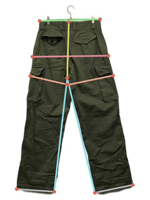 orSlow M-47 カーゴパンツ サイズM オリーブ orslow】 M-47 FRENCH ARMY CARGO PANTS ARMY GREEN Herringbone