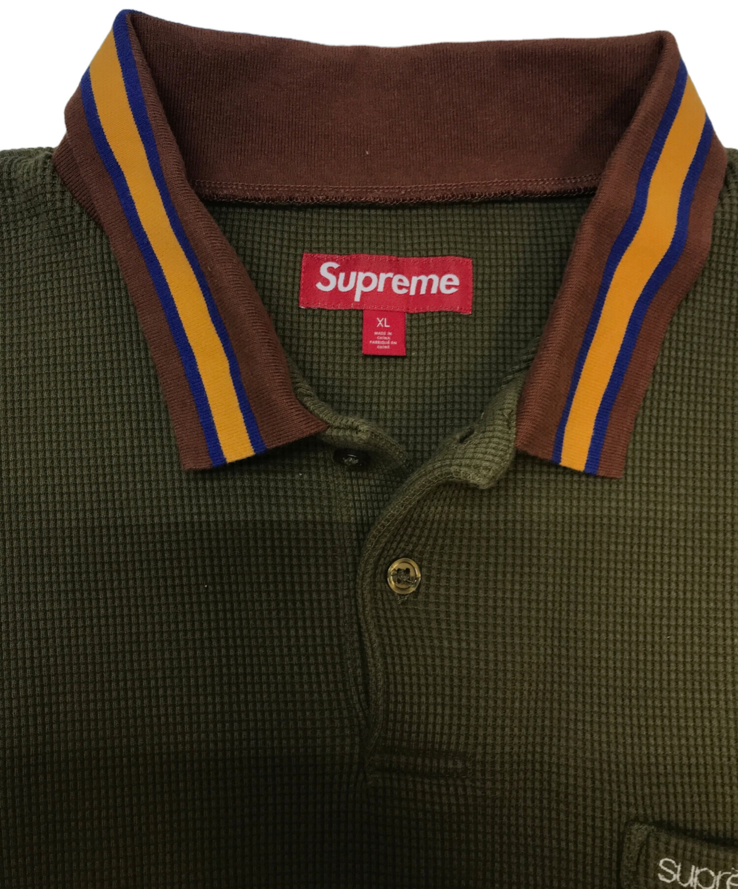 中古・古着通販】Supreme (シュプリーム) Thermal L/S Polo Shir