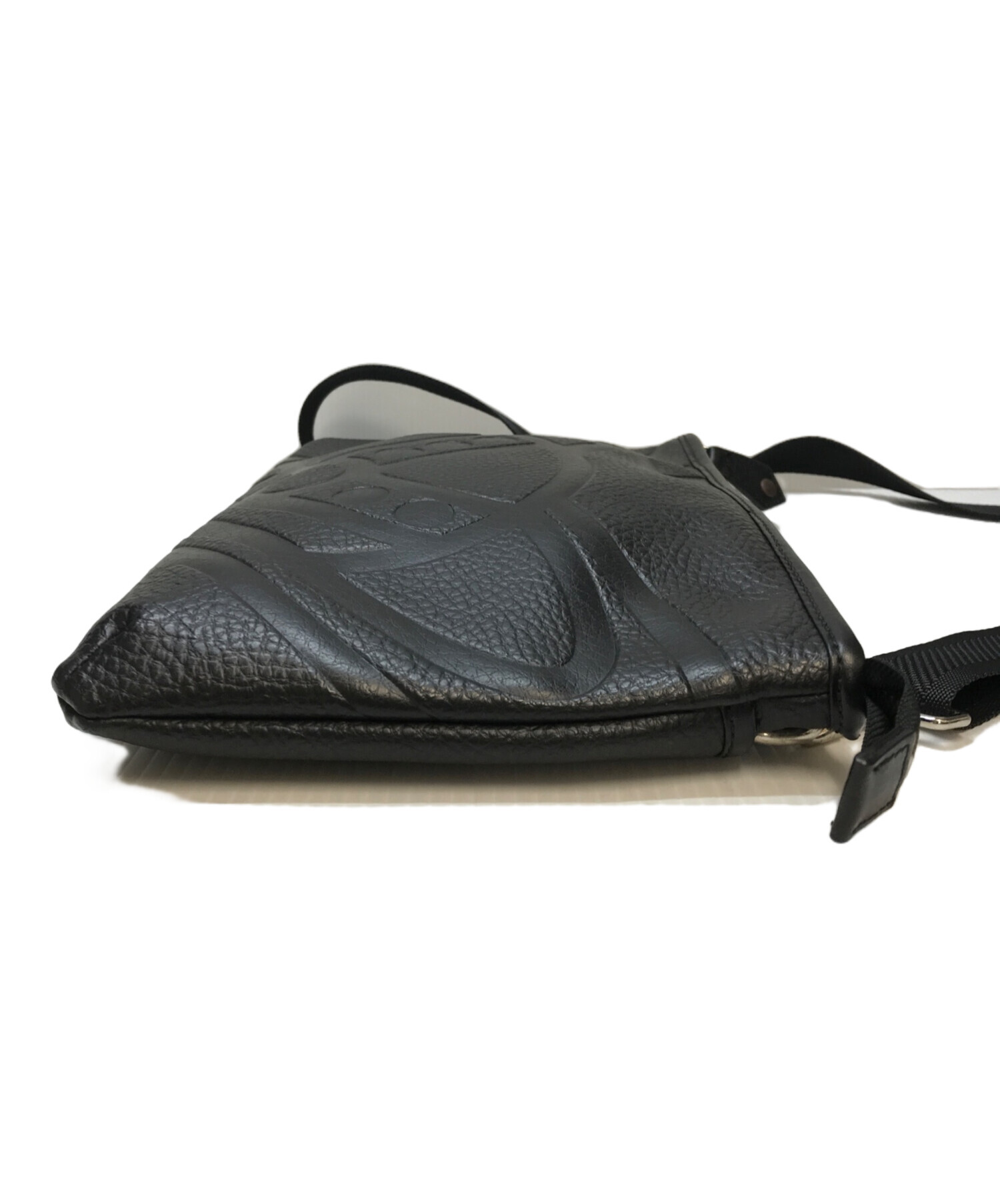 美品　ヴィヴィアンウエストウッド　ハミルトン　ショルダーバッグ　レザー　黒 中古・古着通販】Vivienne Westwood (ヴィヴィアンウエスト