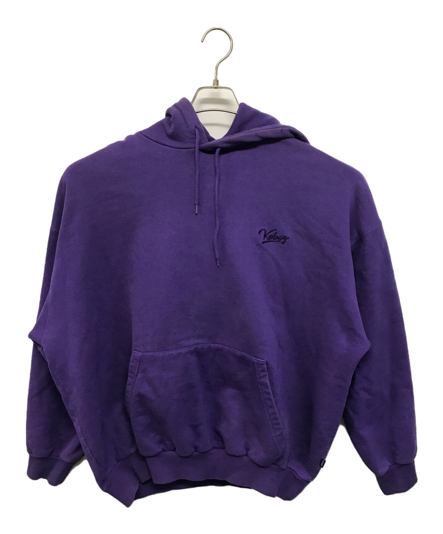 ケボズ Keboz 肉厚パーカー ゴールド バック刺繍 ビッグロゴ XL以上