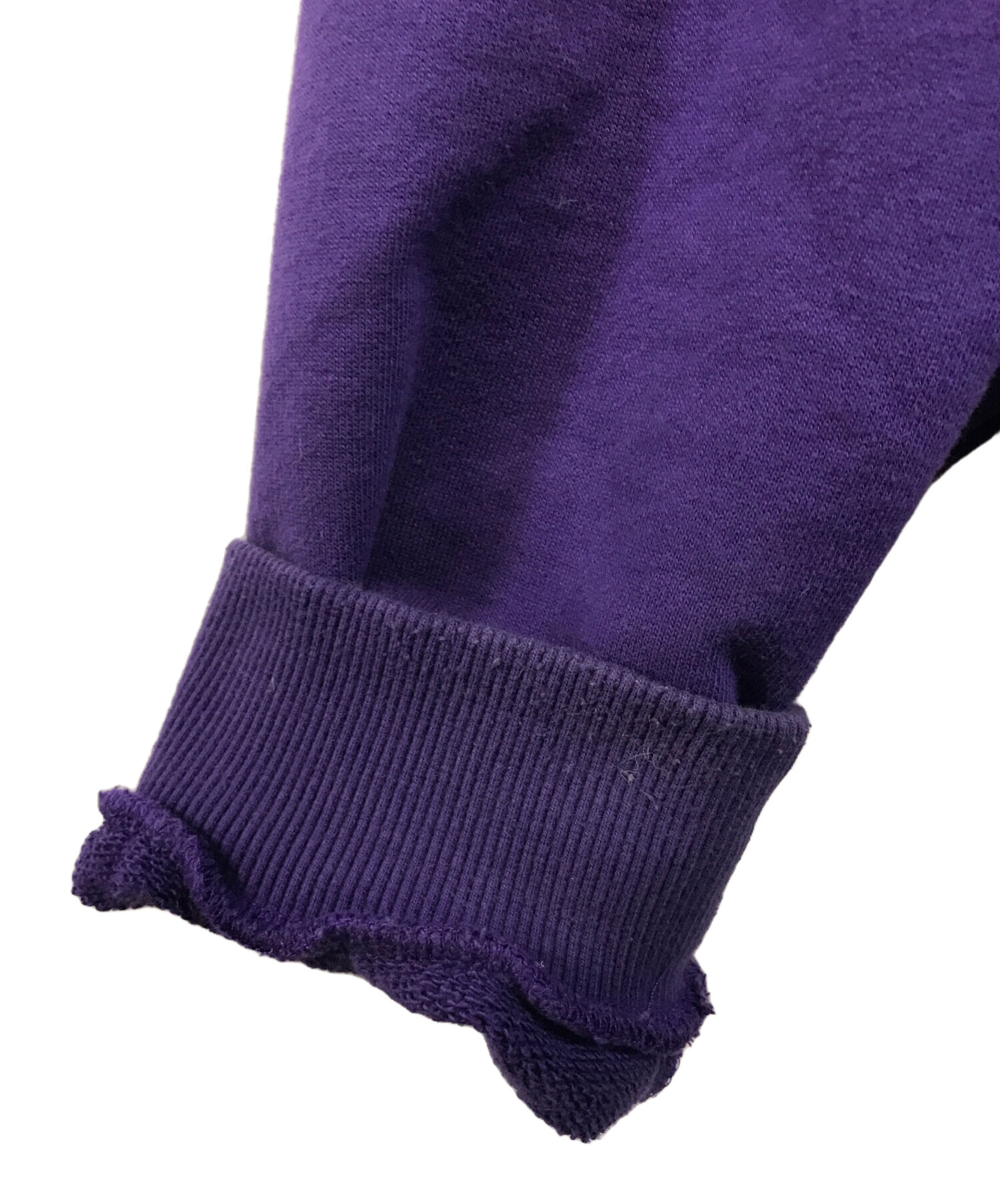 中古・古着通販】KEBOZ (ケボズ) ロゴ刺繍パーカー パープル サイズ