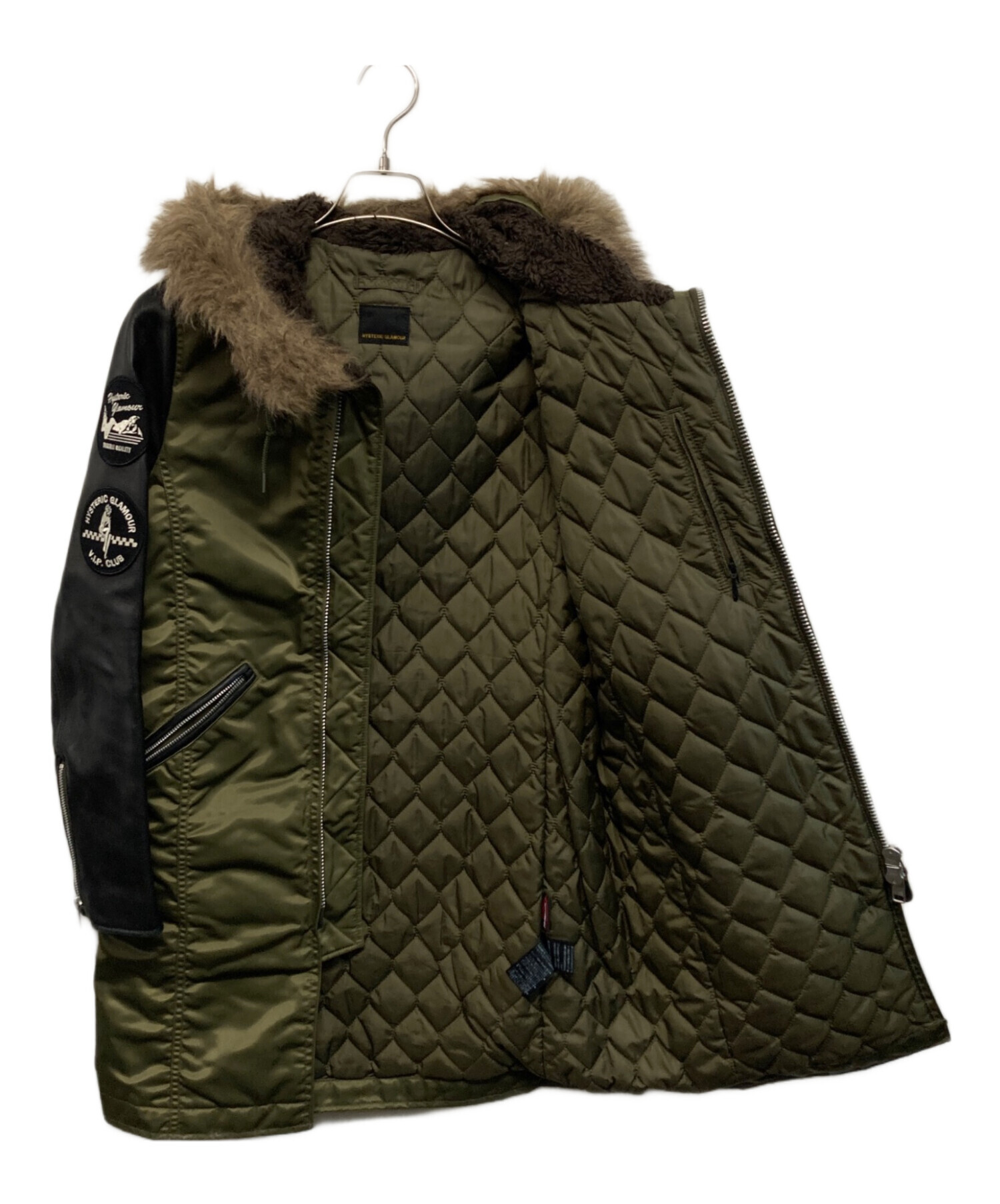 中古・古着通販】Hysteric Glamour (ヒステリックグラマー) 袖レザー 