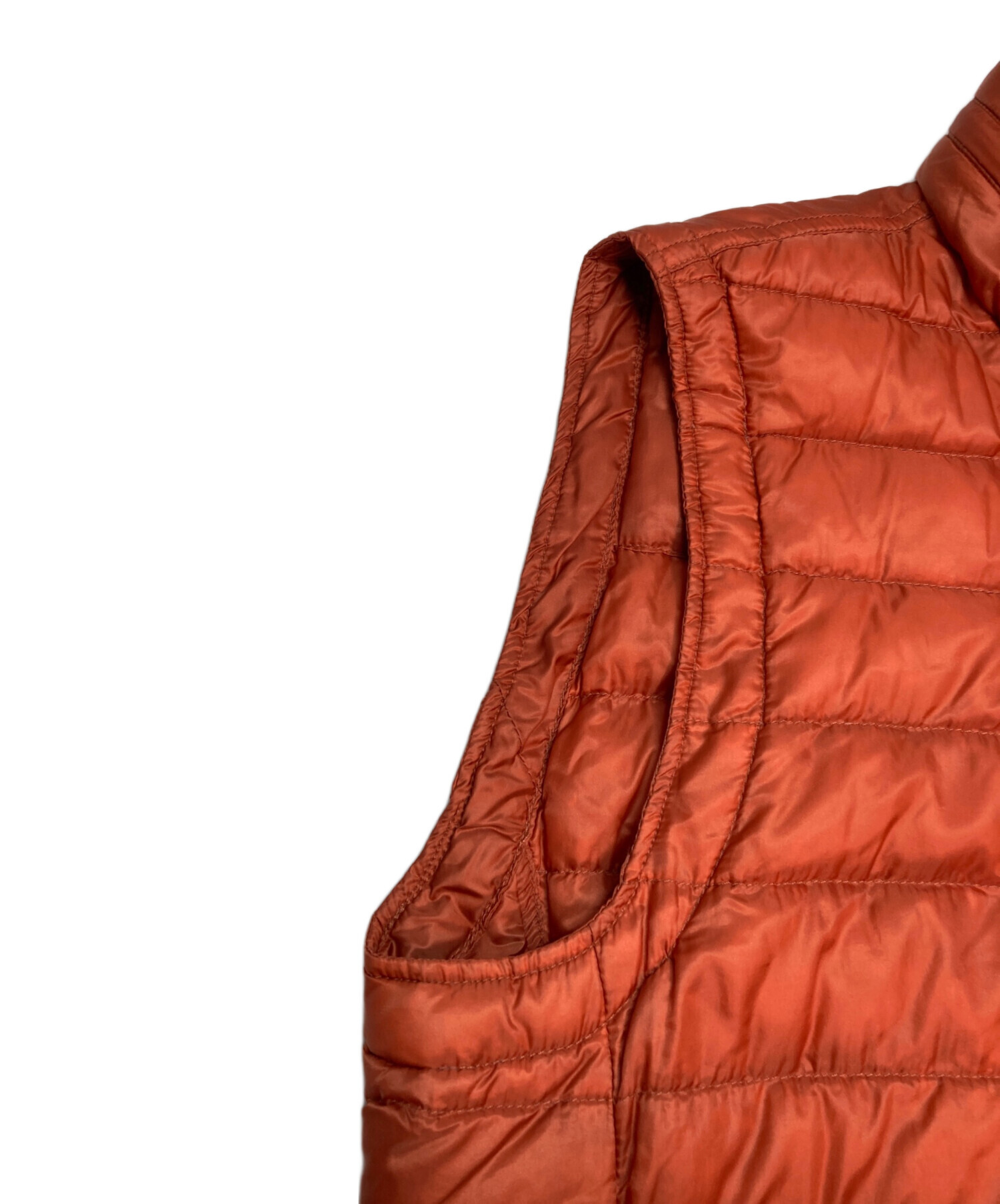 中古・古着通販】HERNO (ヘルノ) ダウンベスト オレンジ サイズ:46