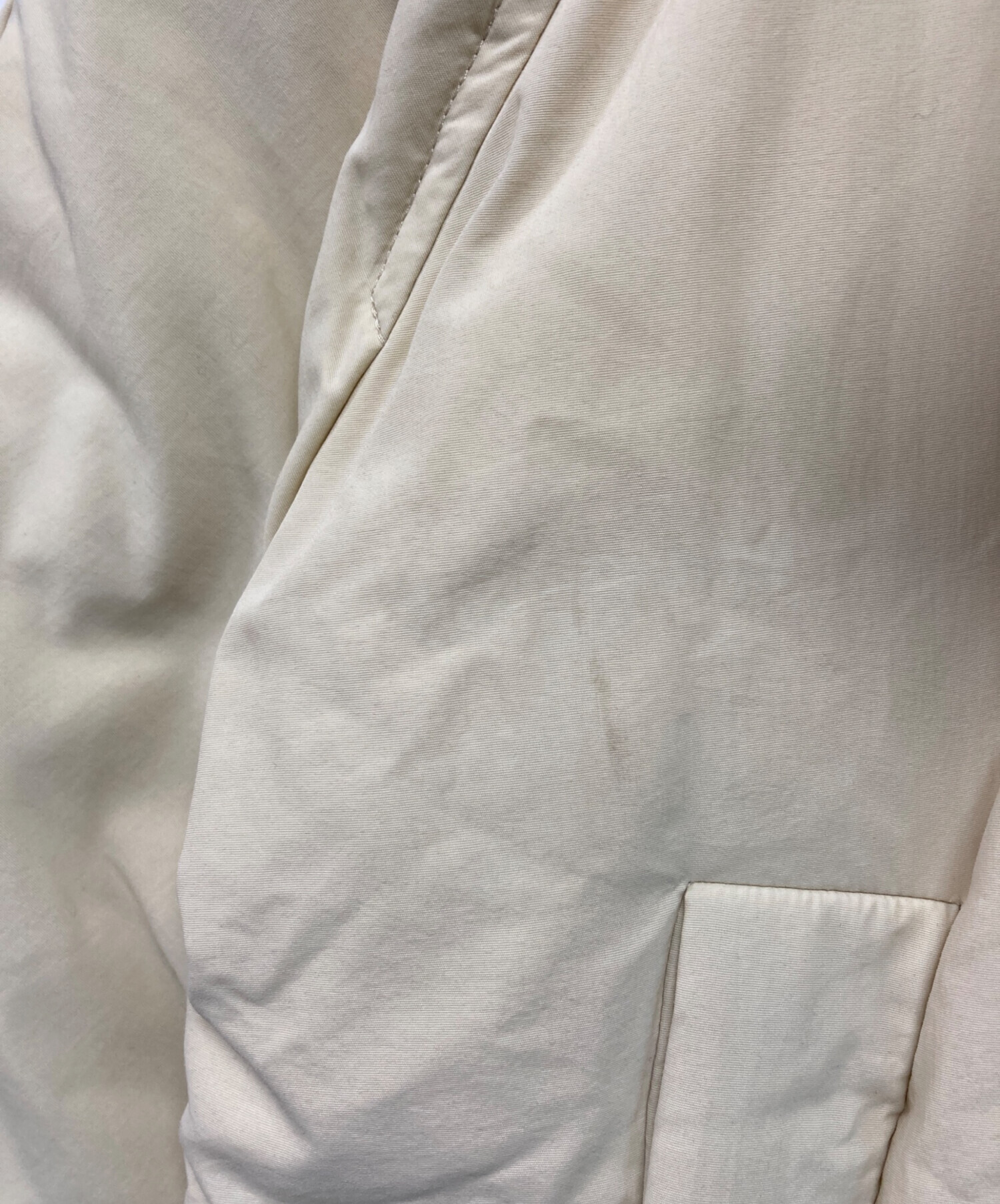 中古・古着通販】CLANE (クラネ) COCOON SHORT DOWN COAT ホワイト 