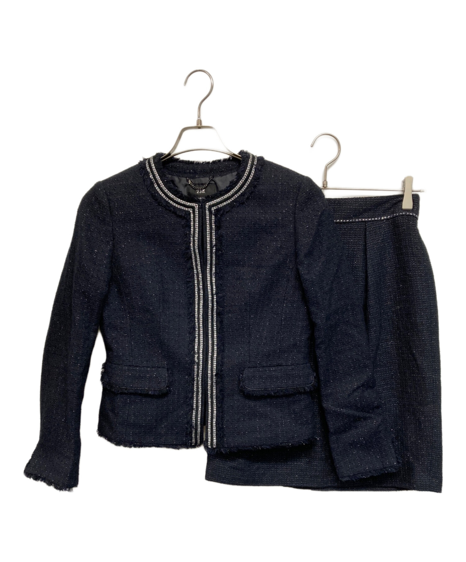 中古・古着通販】23区 (ニジュウサンク) セットアップスーツ ネイビー