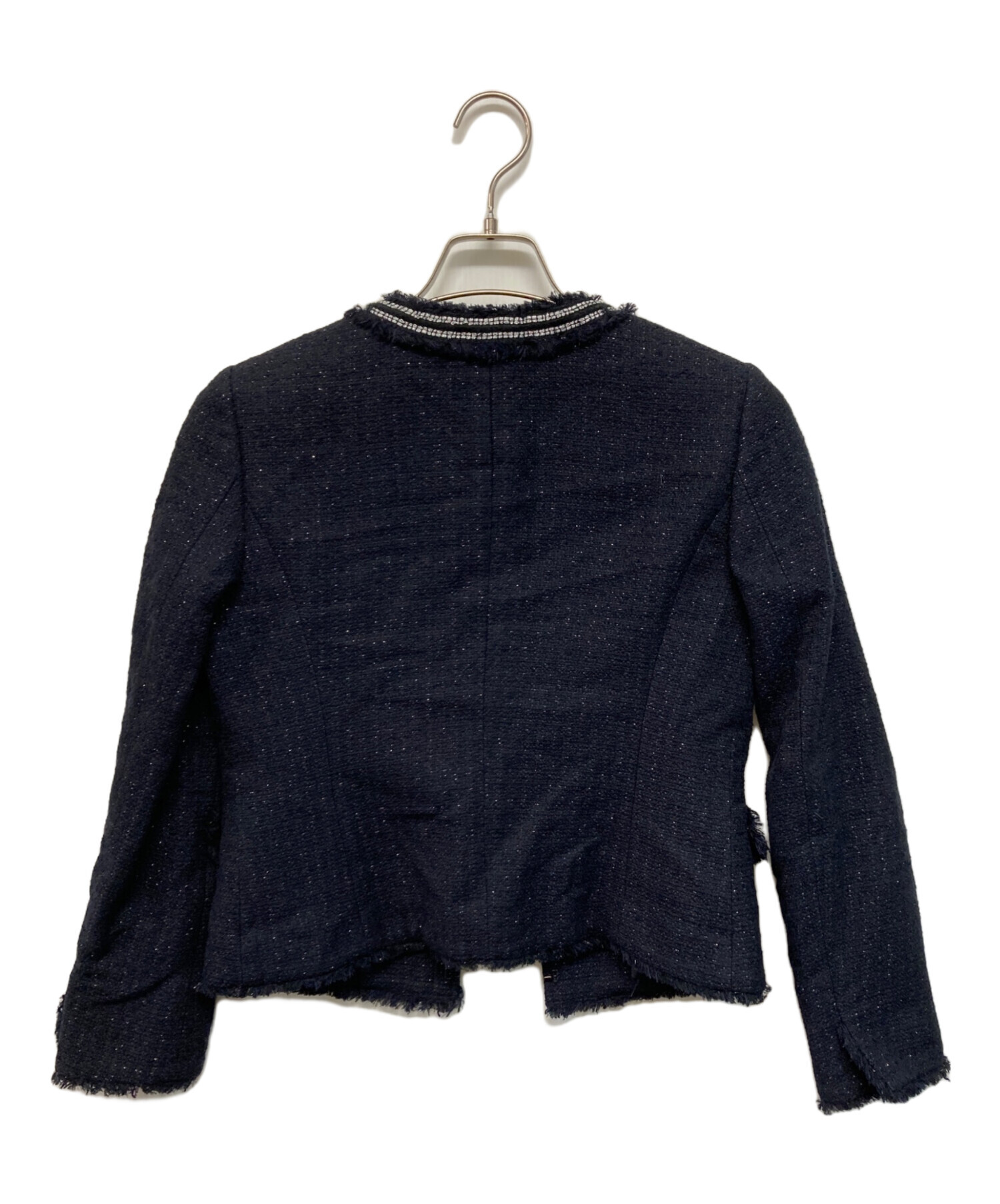 日本製 美品 ニジュウサンク 23区 セットアップスーツ ベロア スエード 日本製 美品 ニジュウサンク 23区 セットアップスーツ ベロア スエード