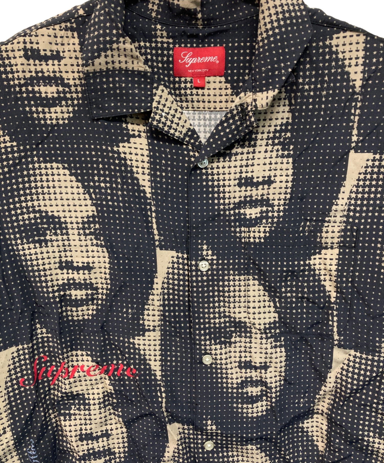 中古・古着通販】SUPREME (シュプリーム) Lil Kim S/S Shirt ベージュ 