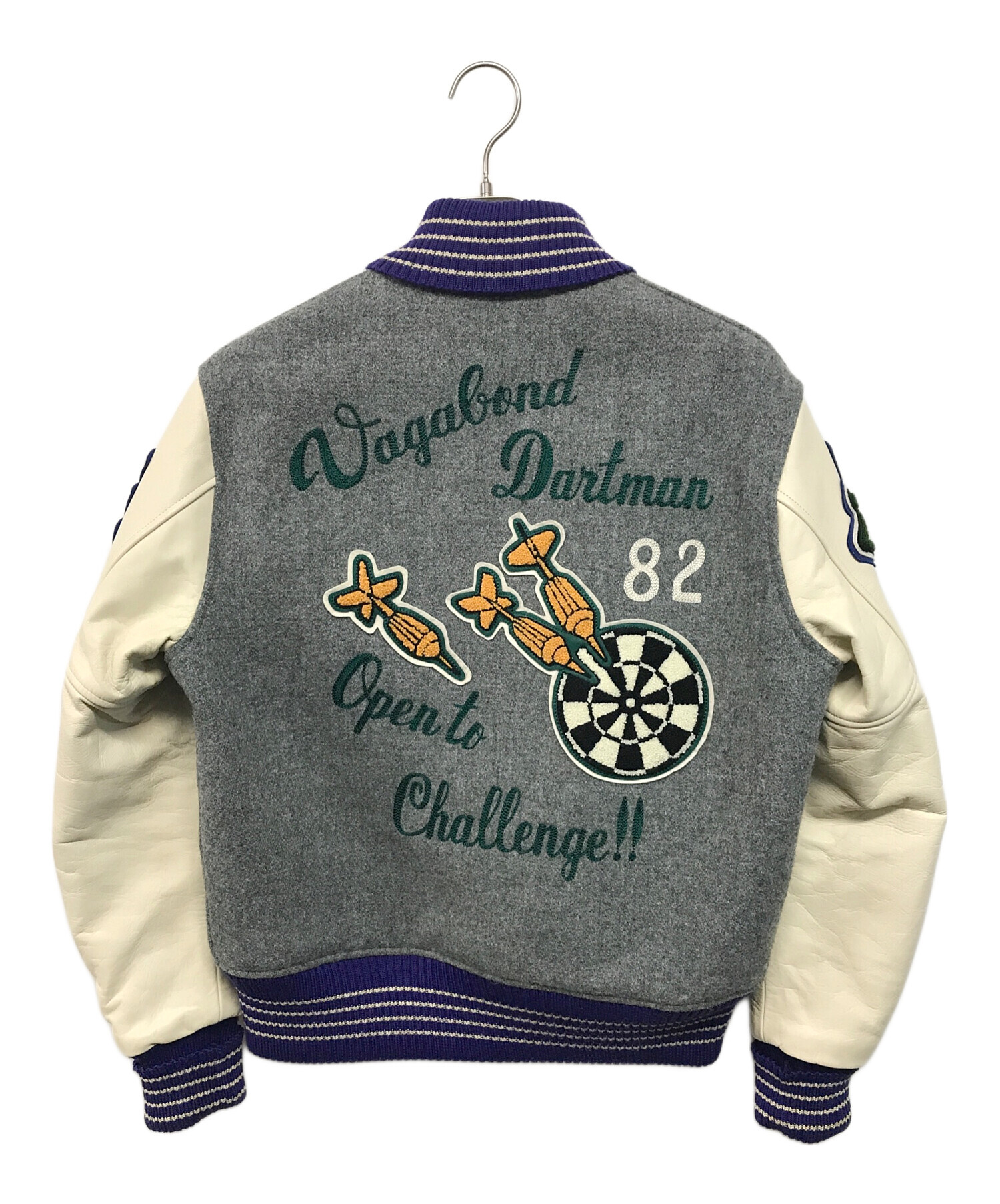 used スタジャン 中古・古着通販】whitesville (ホワイツビル) スタジャン グレー