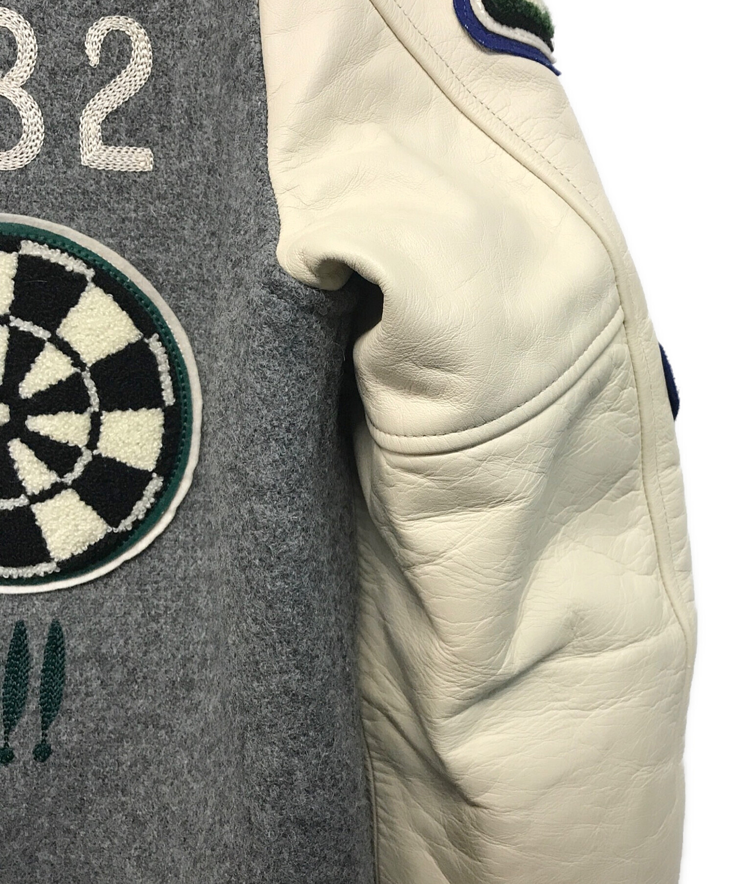 中古・古着通販】whitesville (ホワイツビル) スタジャン グレー