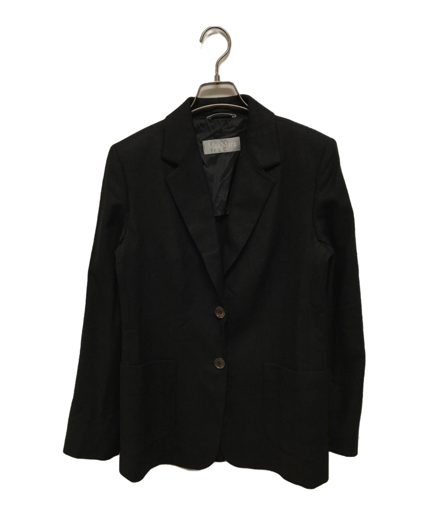 MaxMara ブラック テーラードジャケット 【公式通販】