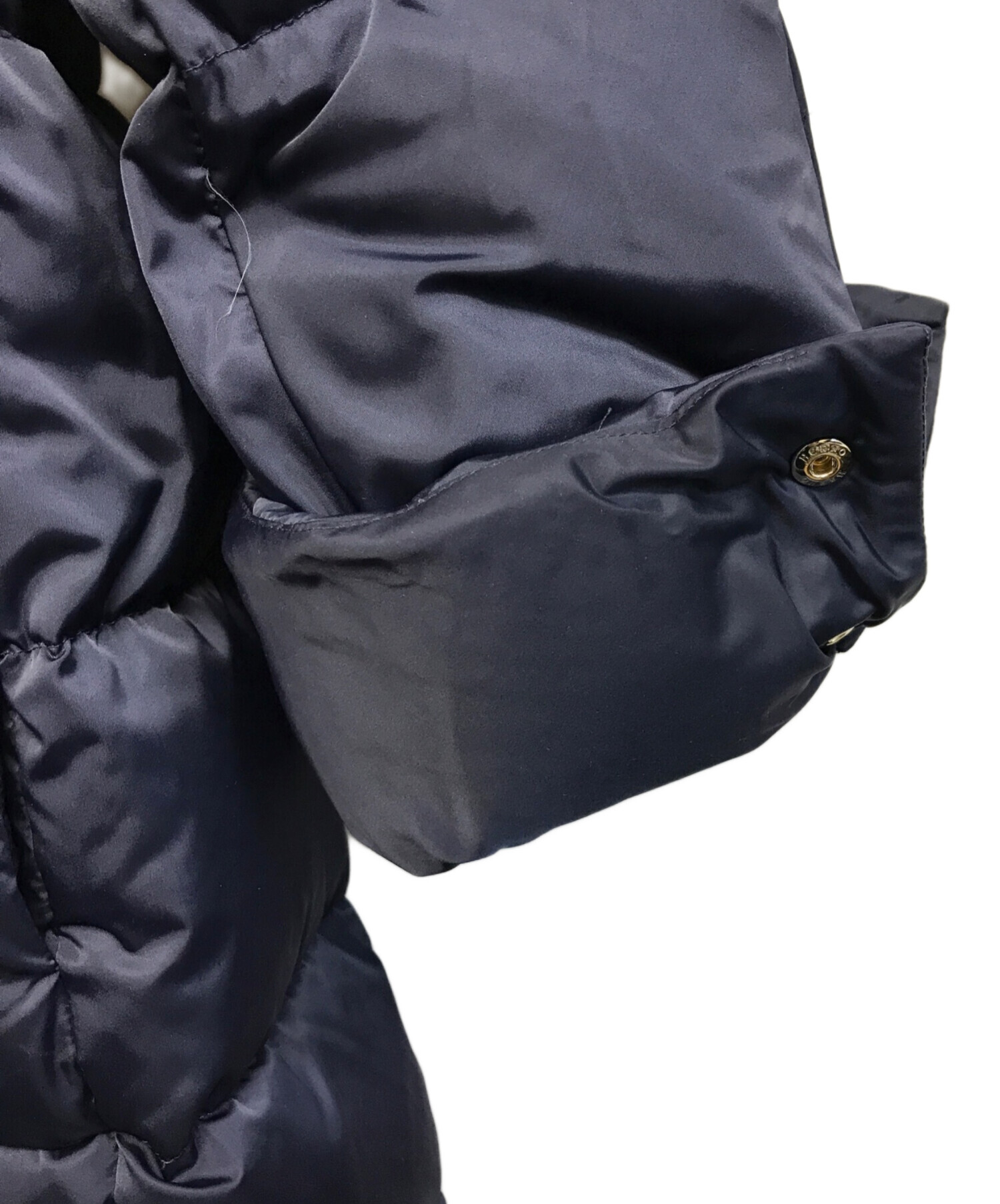 【新品タグ付き】42 HERNO Aライン　ナイロンコート ネイビー 中古・古着通販】HERNO (ヘルノ) Aラインダウンコート ネイビー サイズ