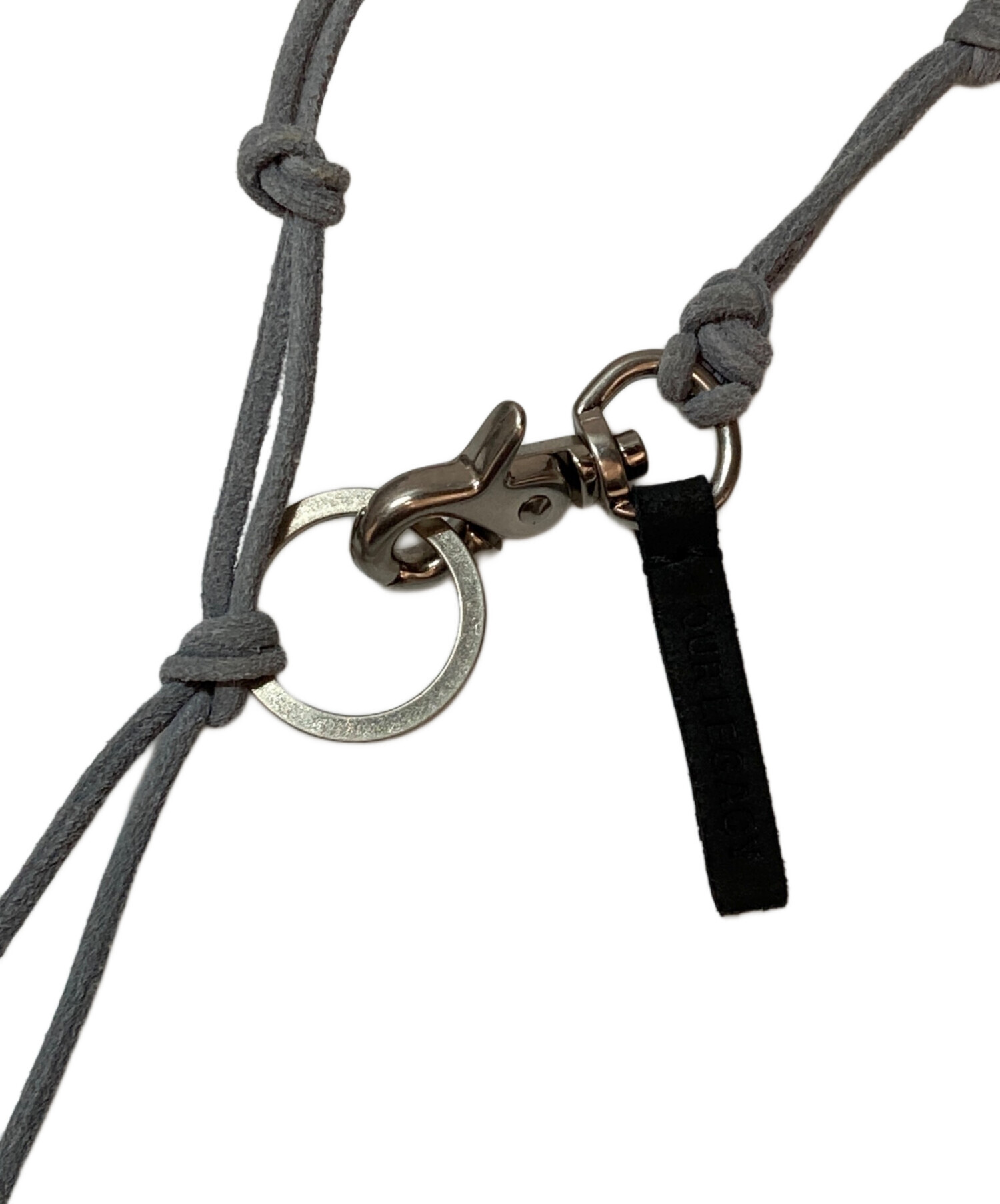 OUR LEGACY ブラック ネックレス OUR LEGACY ブラックレザー ネックレス OUR LEGACY(アワー