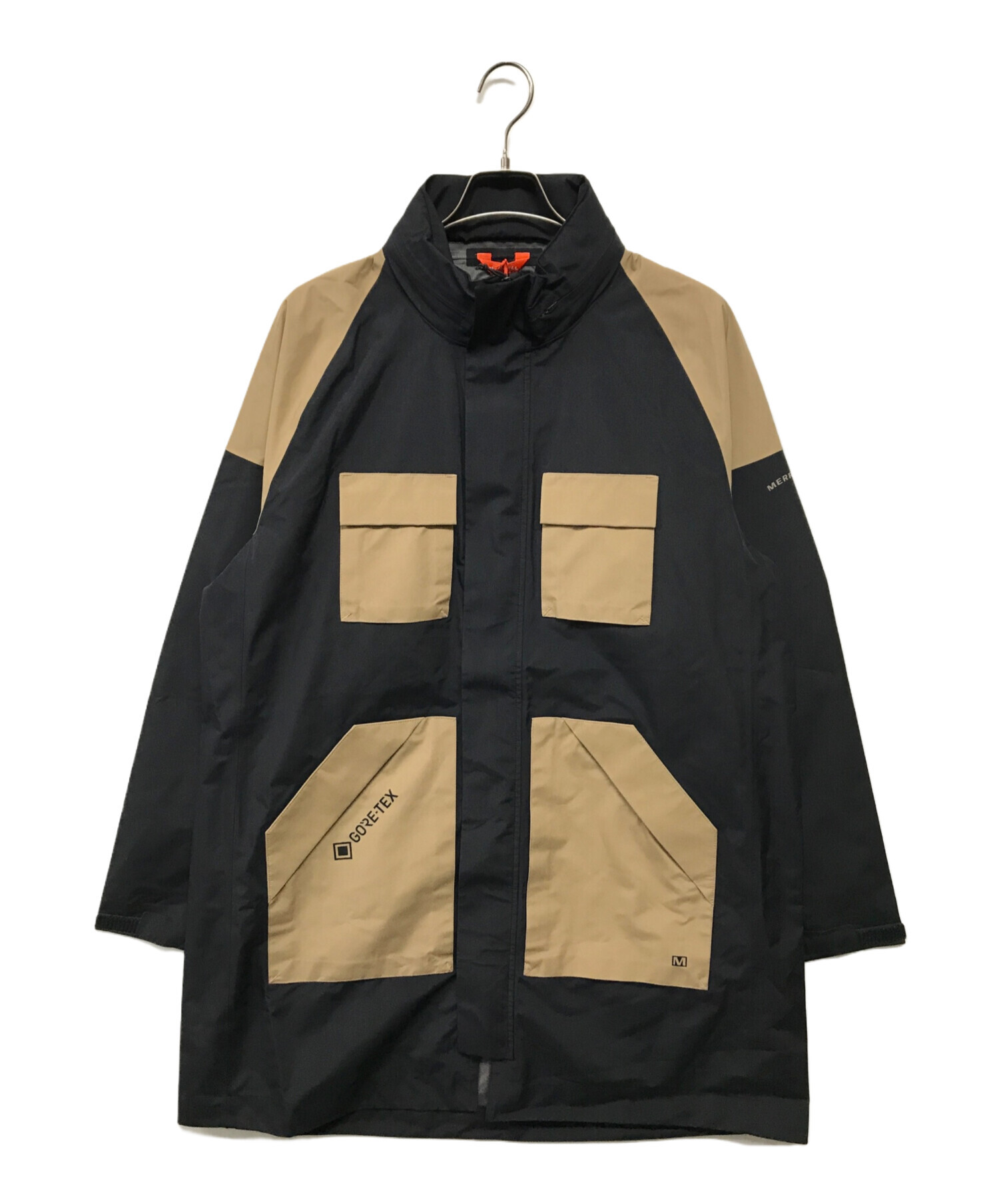 未使用 メレル ゴアテックス カーゴポケット パーカー XL (USA L）黒 中古・古着通販】MERRELL (メレル) Cargo Pocket Parka ブラック
