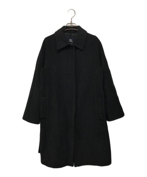 未使用級美品✨　バーバリー　ロンドン　ブラック　ヘリンボーン　ピーコート　13 未使用級美品✨ バーバリー ロンドン ブラック ヘリンボーン