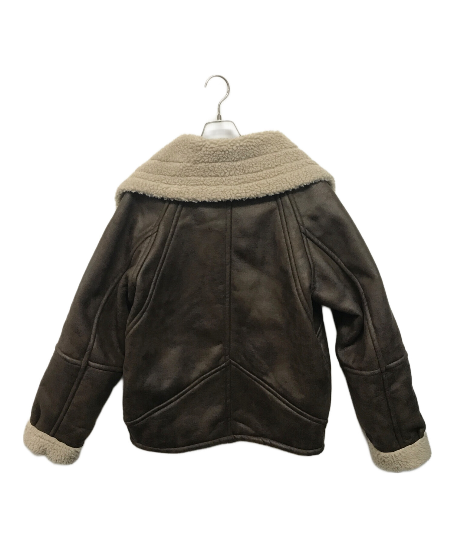 PERVERZE Wide Collar Mouton Coat 【公式通販】