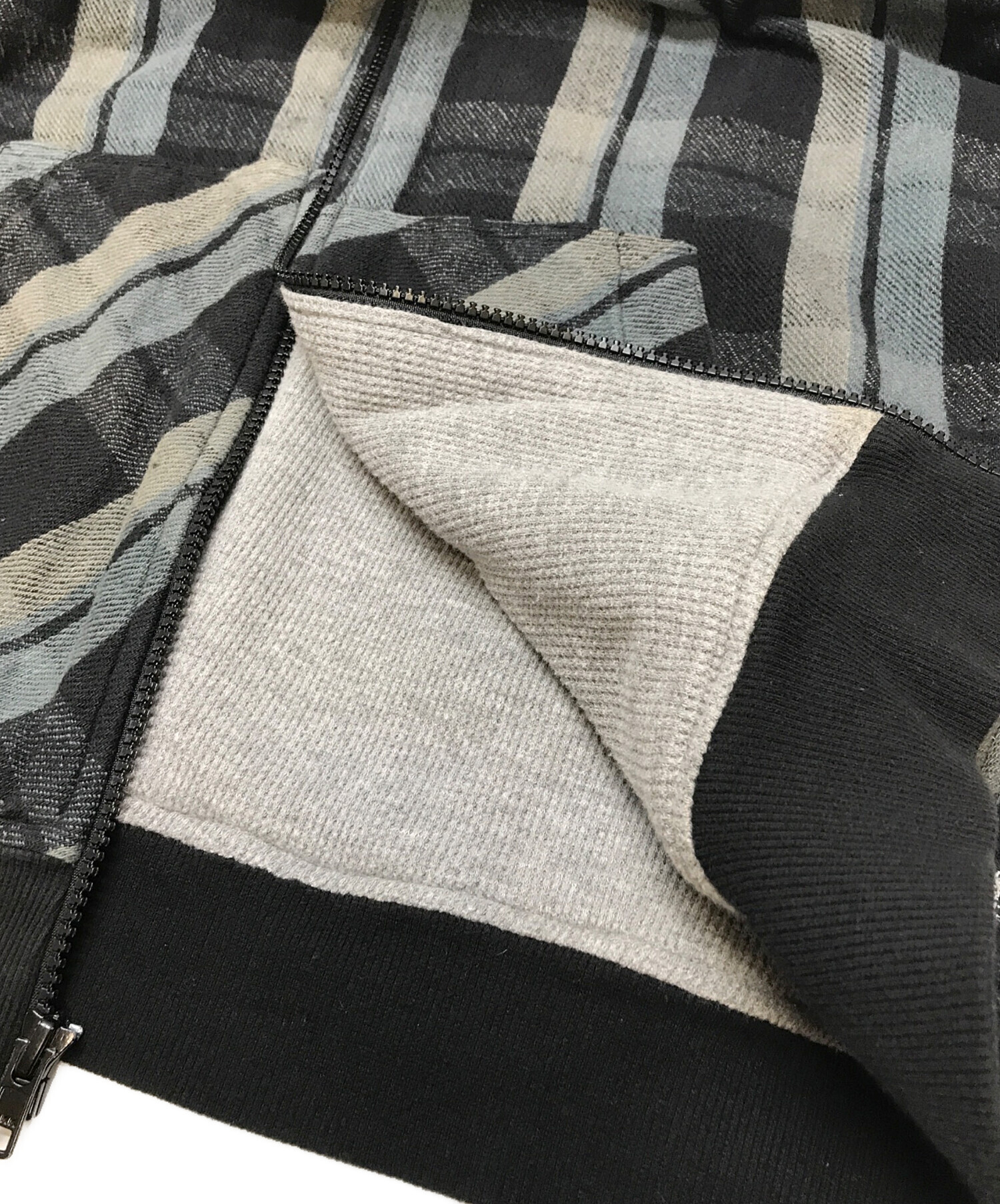 中古・古着通販】stussy (ステューシー) 00sジップパーカー ネイビー 