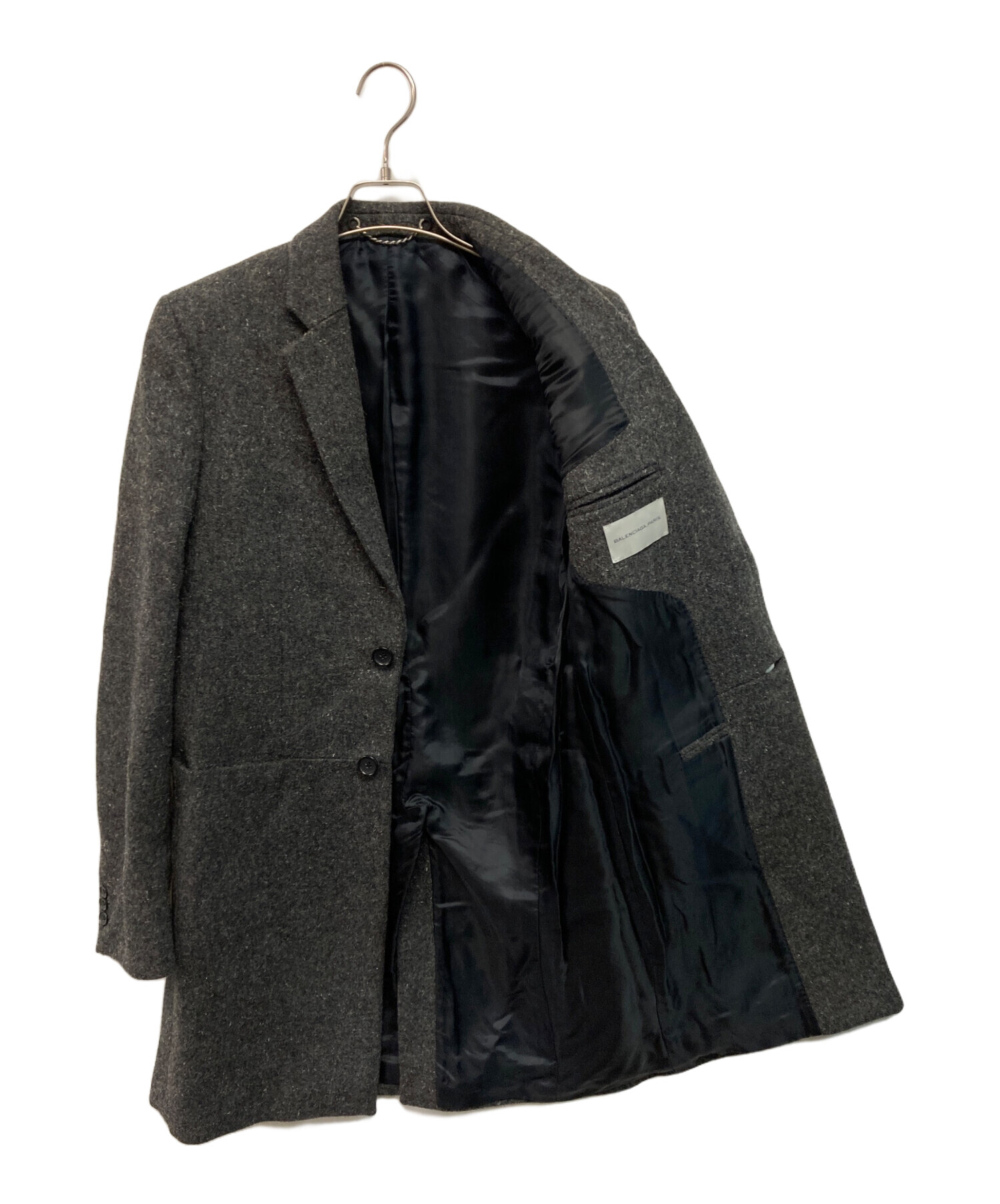 最終値下げチェスターコート　バレンシアガ 中古・古着通販】BALENCIAGA (バレンシアガ) チェスターコート グレー