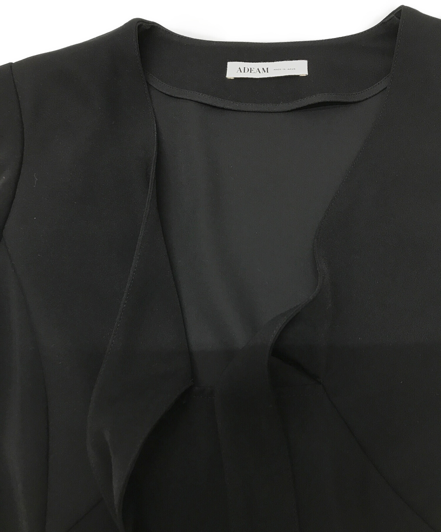 中古・古着通販】ADEAM (アディアム) ロングドレス ブラック｜ブランド