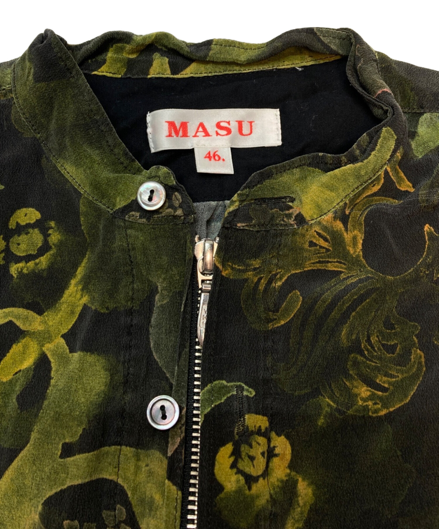 中古・古着通販】masu (エムエーエスユー) GRANNY ZIP-UP SHIRTS 