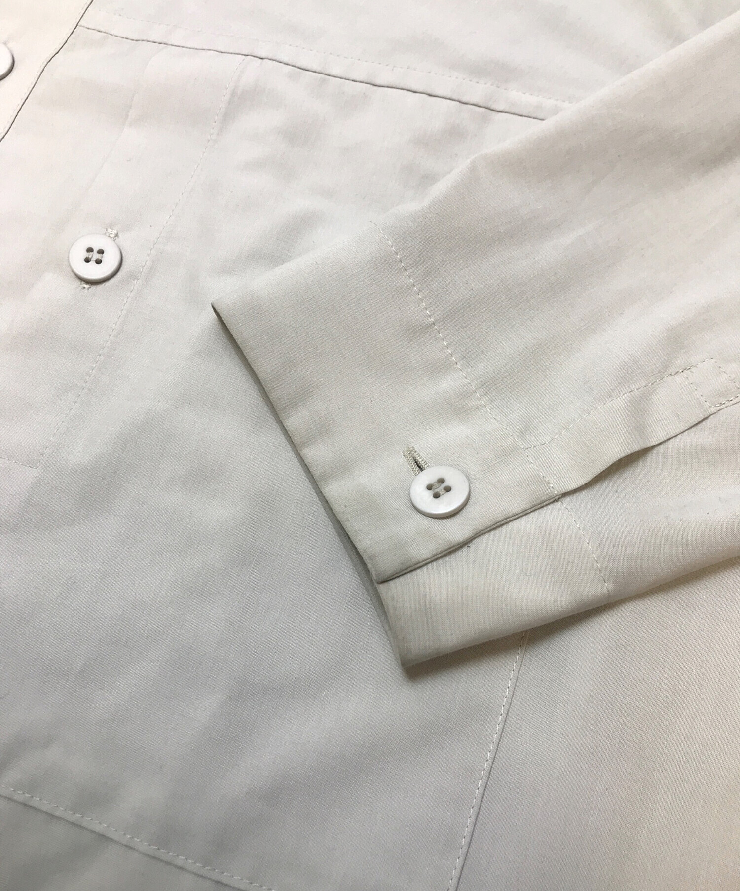 中古・古着通販】IM MEN (アイム メン) ONE CUT SHIRT ベージュ サイズ 