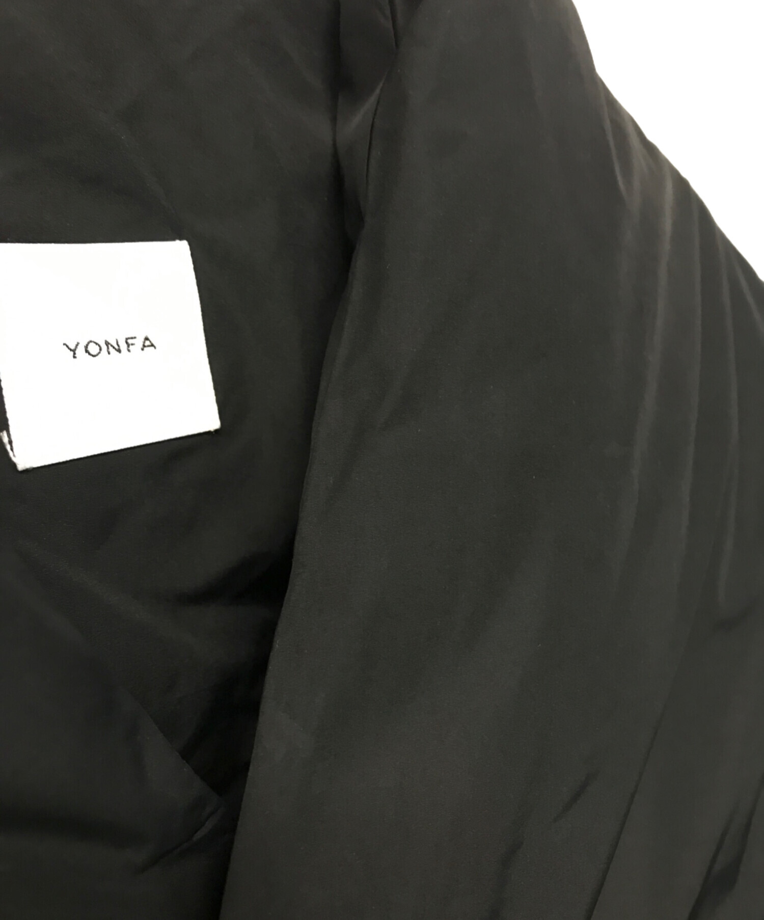 中古・古着通販】YONFA (ヨンファ) ダウンジャケット ブラック サイズ