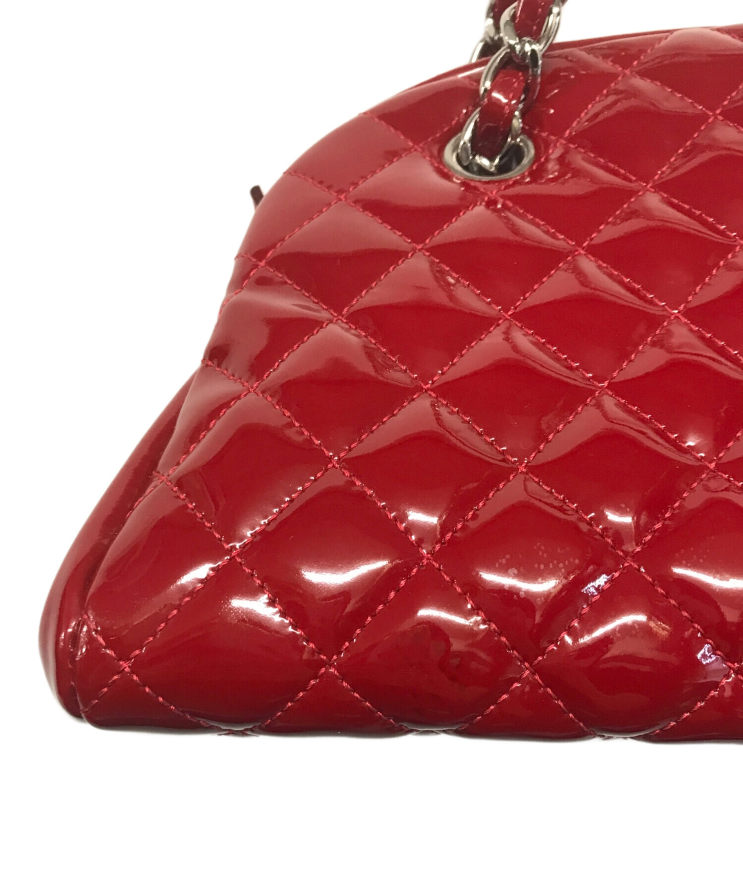 中古・古着通販】CHANEL (シャネル) マドモアゼル エナメルボーリング 