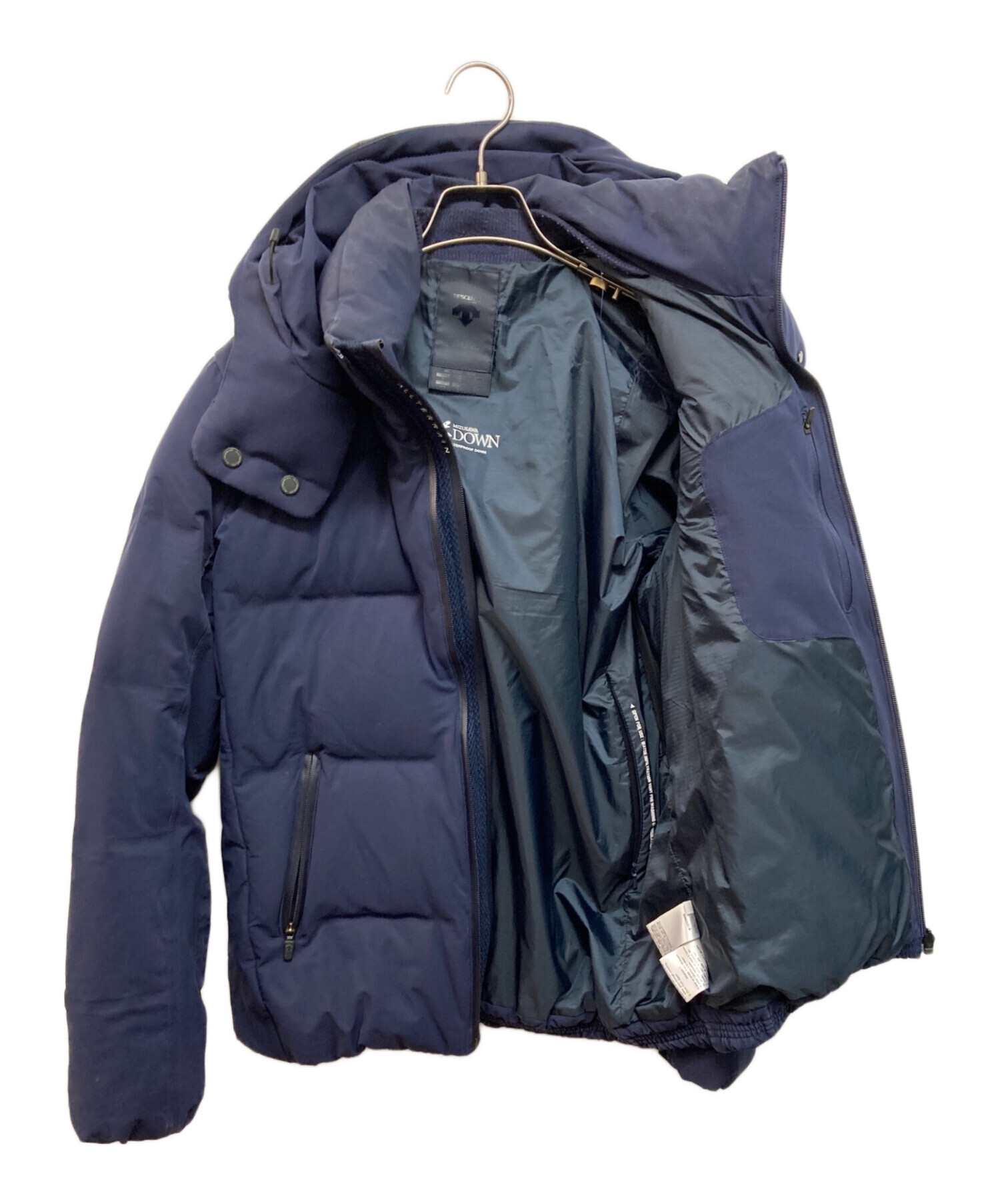 中古・古着通販】DESCENTE (デサント) 水沢ダウンジャケット ネイビー