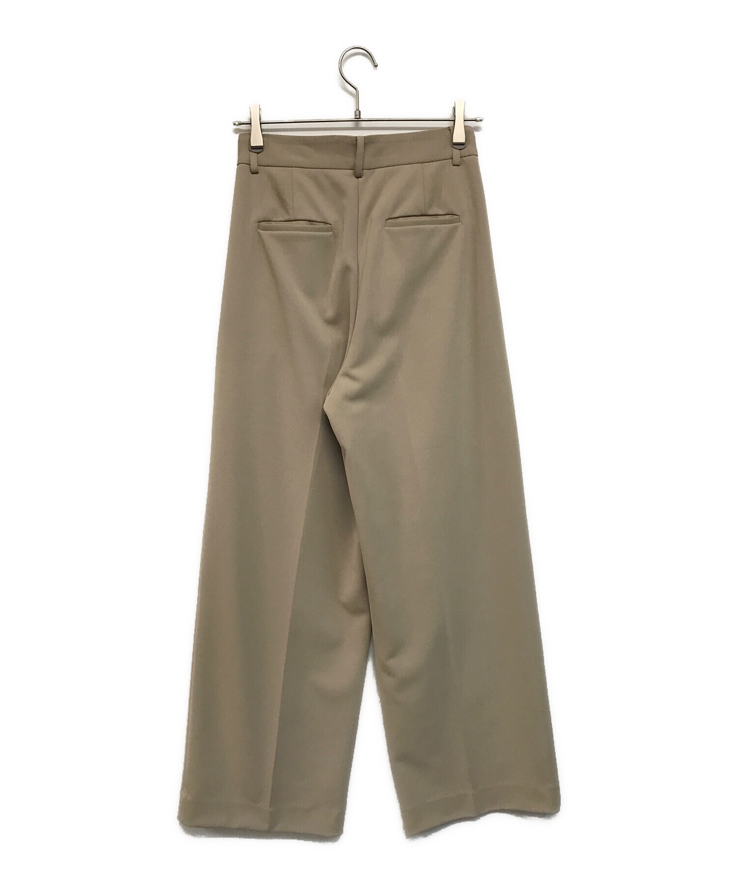 美品 todayful トゥデイフル タックツイルトラウザース　38 TODAYFUL ダブルタックツイルトラウザーズ38