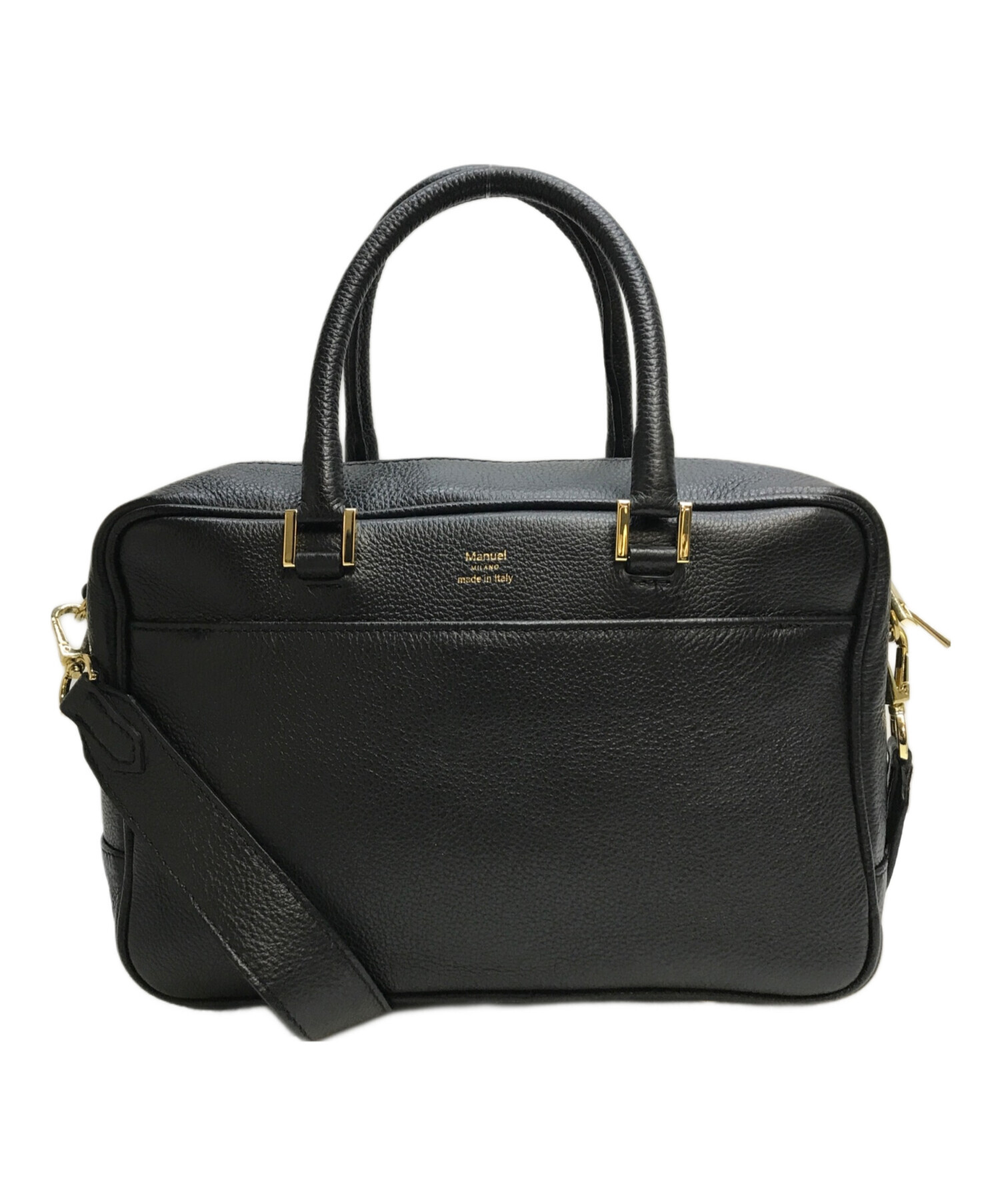 中古・古着通販】Manuel MILANO (マニュエルミラノ) レザーバッグ 