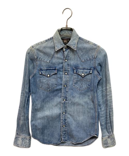 【貴重】RRL DOUBLE RL ペイズリージャガード ウエスタンシャツ Ｓ 貴重】RRL DOUBLE RL ペイズリージャガード ウエスタンシャツ S