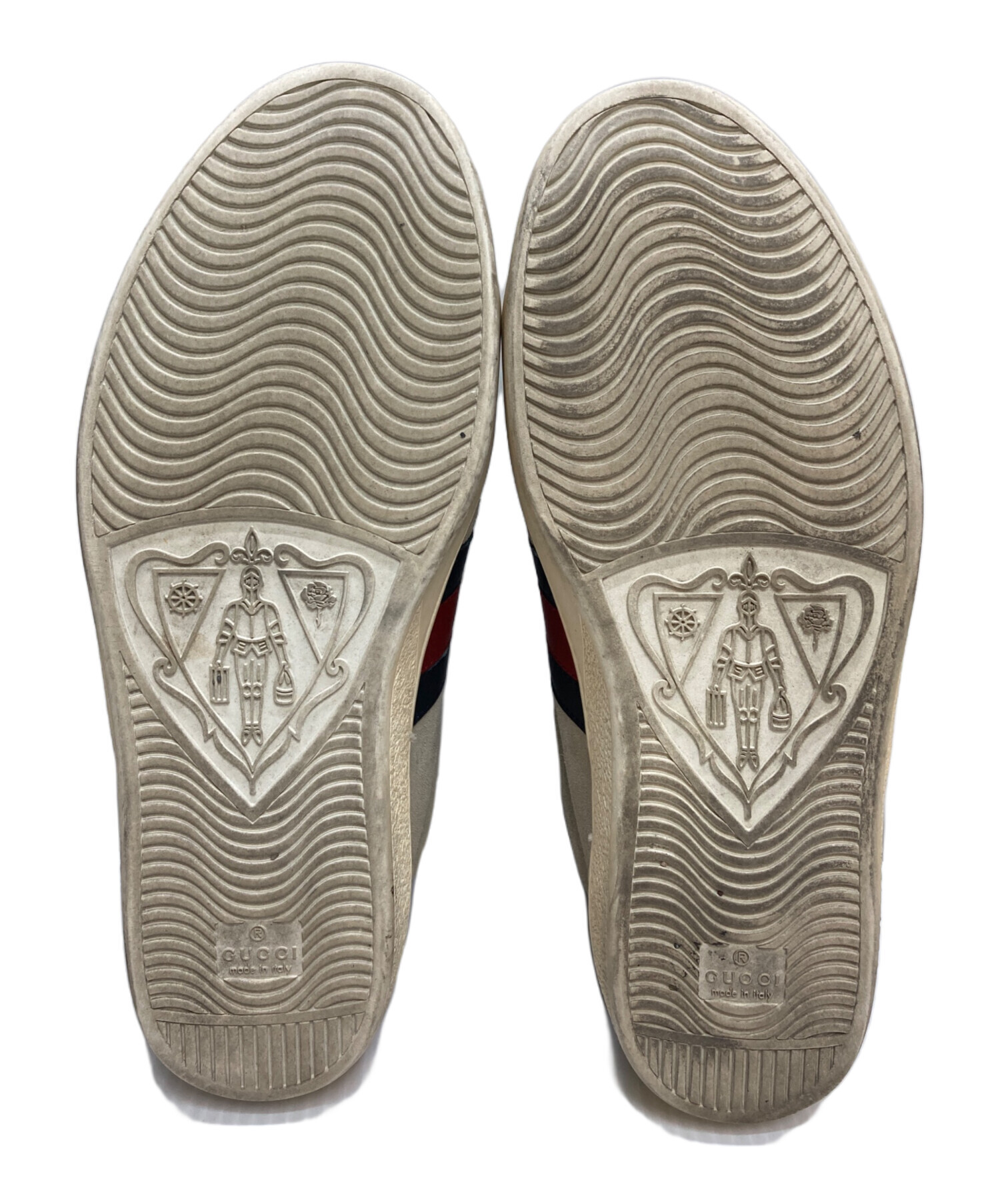中古・古着通販】GUCCI (グッチ) シェリーラインスエードハイカット 中古・古着通販】GUCCI (グッチ) シェリーラインスエードハイカット