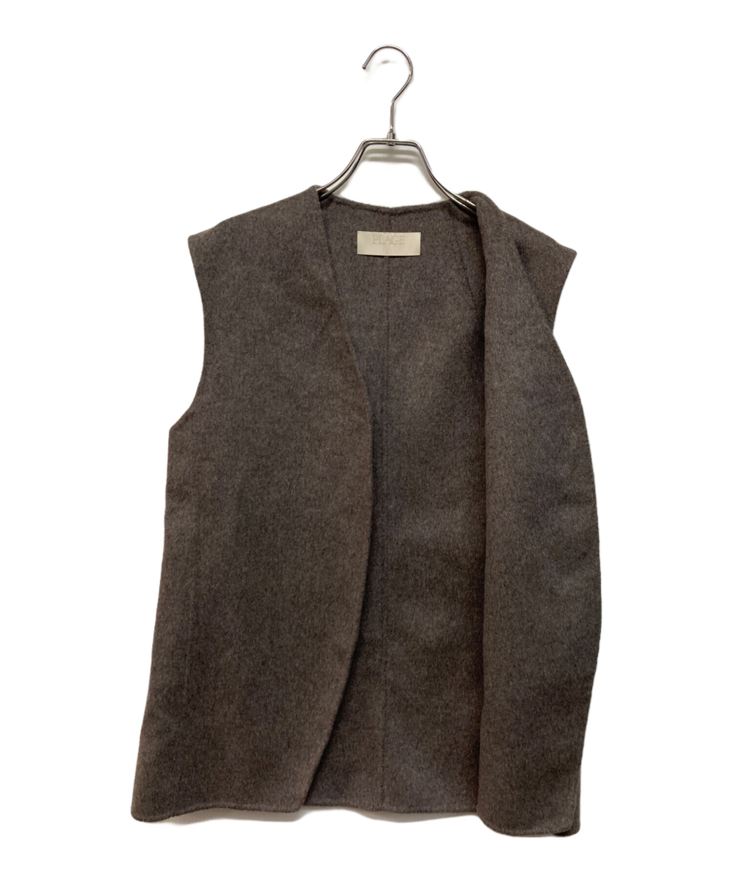 plage ハミルトン ミニマル ベスト ベージュ　新品未使用タグ付き 中古・古着通販】Plage (プラージュ) ハミルトン ミニマル