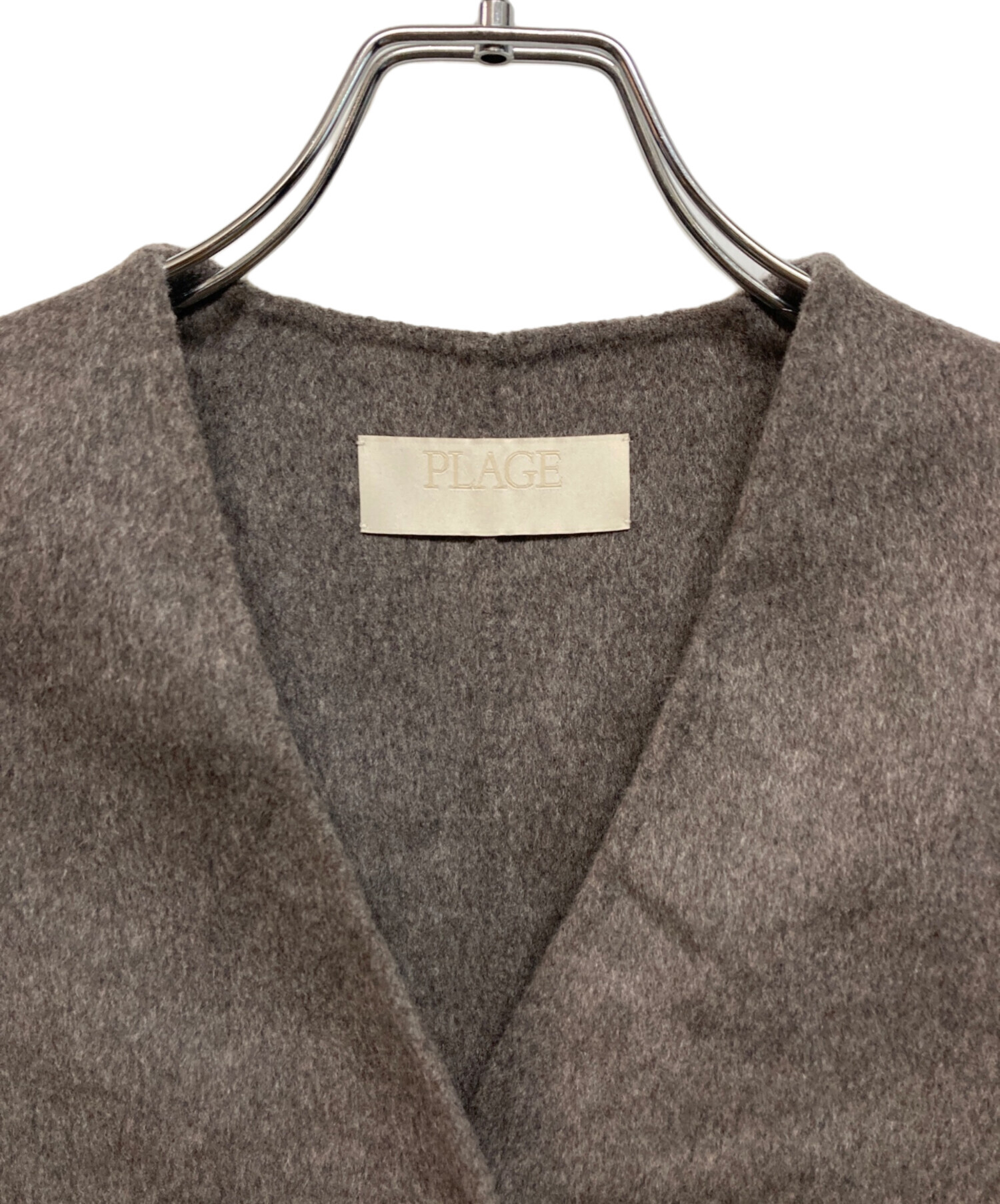 plage ハミルトン ミニマル ベスト ベージュ　新品未使用タグ付き 中古・古着通販】Plage (プラージュ) ハミルトン ミニマル