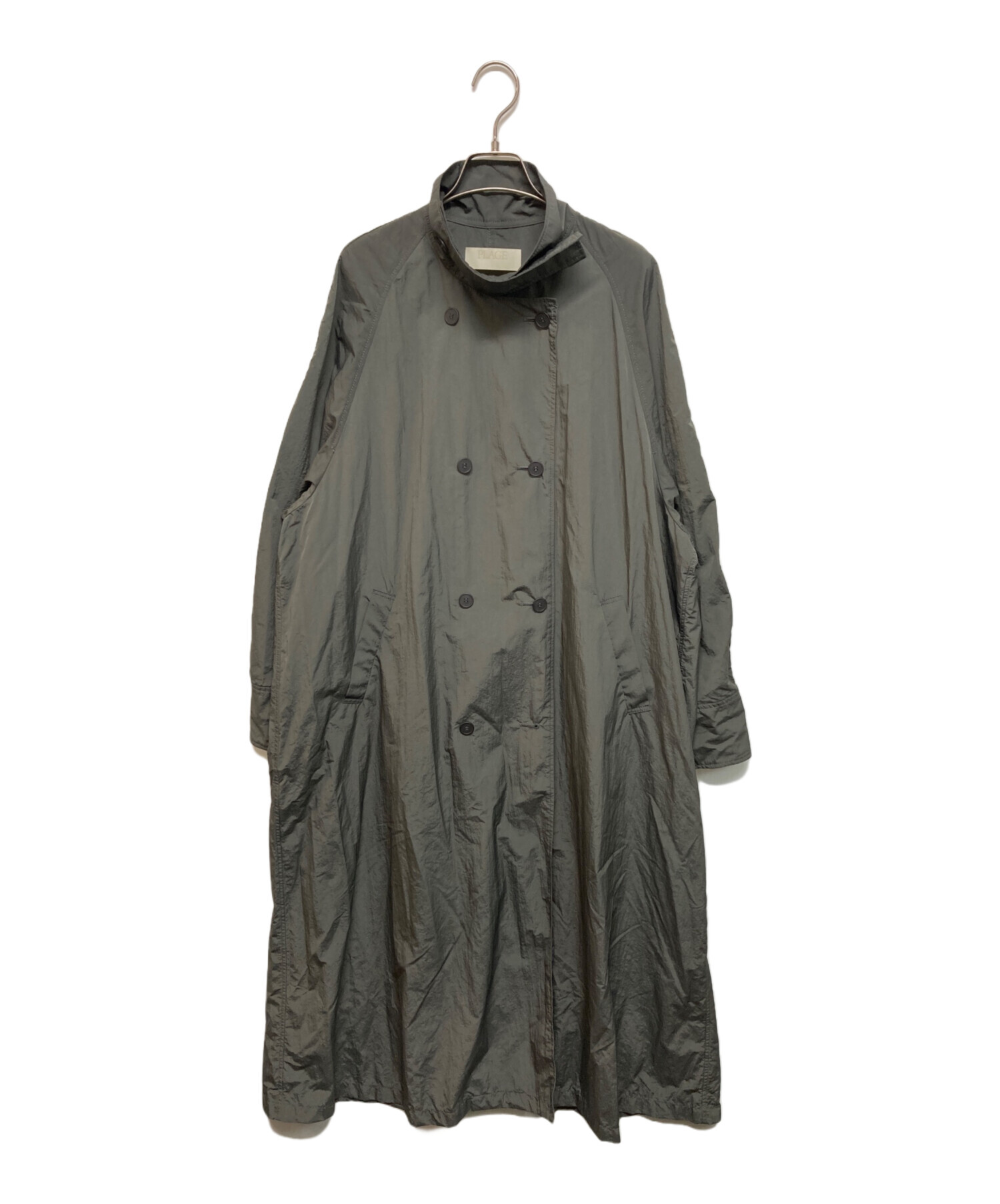 定価3.8万 plage 2024 LIGHT NYLON コート グレー 38 中古・古着通販】Plage (プラージュ) LIGHT NYLON コート グレー