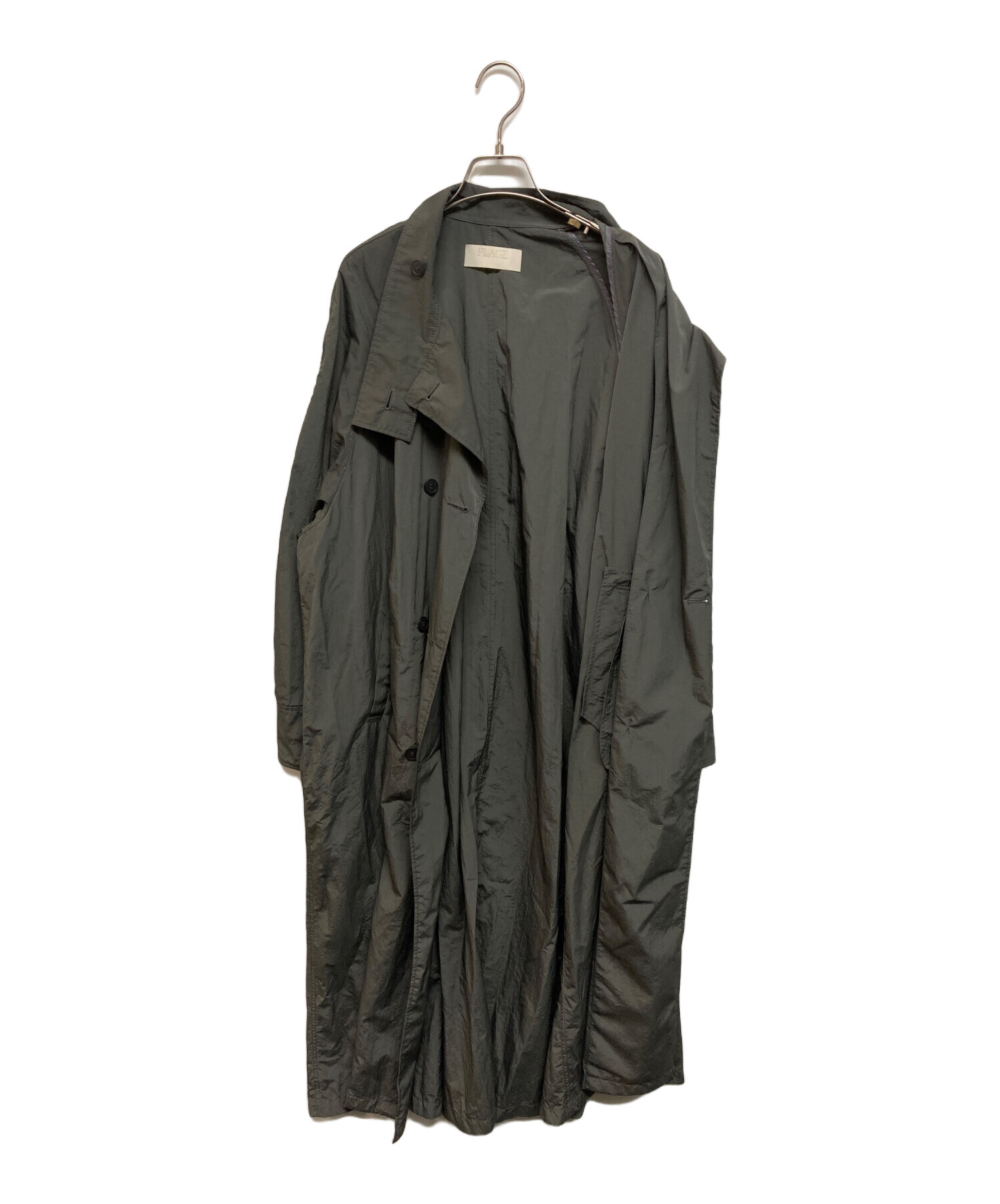 定価3.8万 plage 2024 LIGHT NYLON コート グレー 38 中古・古着通販】Plage (プラージュ) LIGHT NYLON コート グレー
