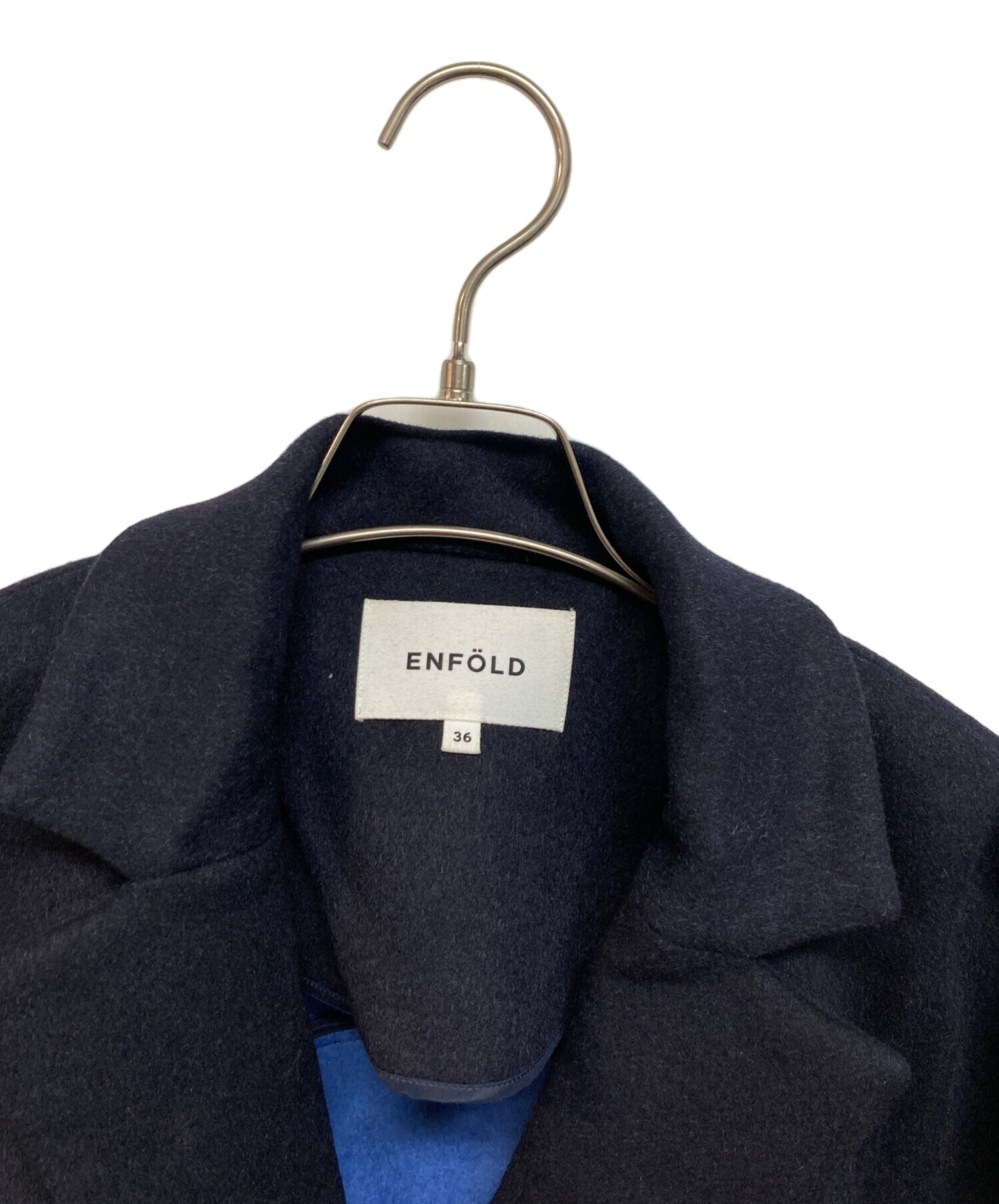 中古・古着通販】ENFOLD (エンフォルド) TAILORJACKET ネイビー サイズ