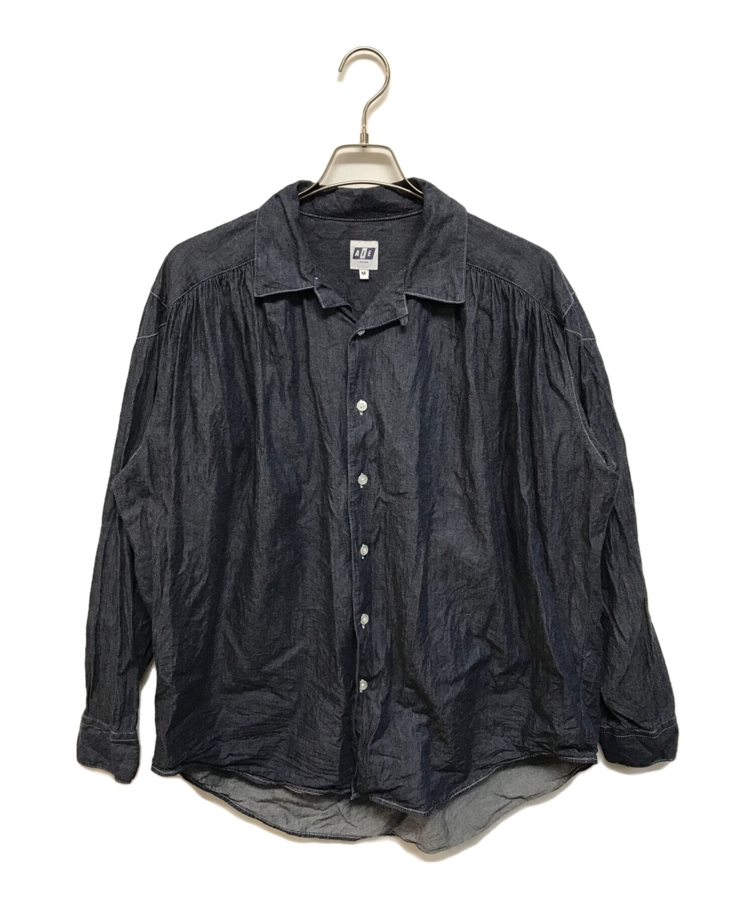 中古・古着通販】AiE (エーアイイー) PAINTER SHIRT インディゴ サイズ