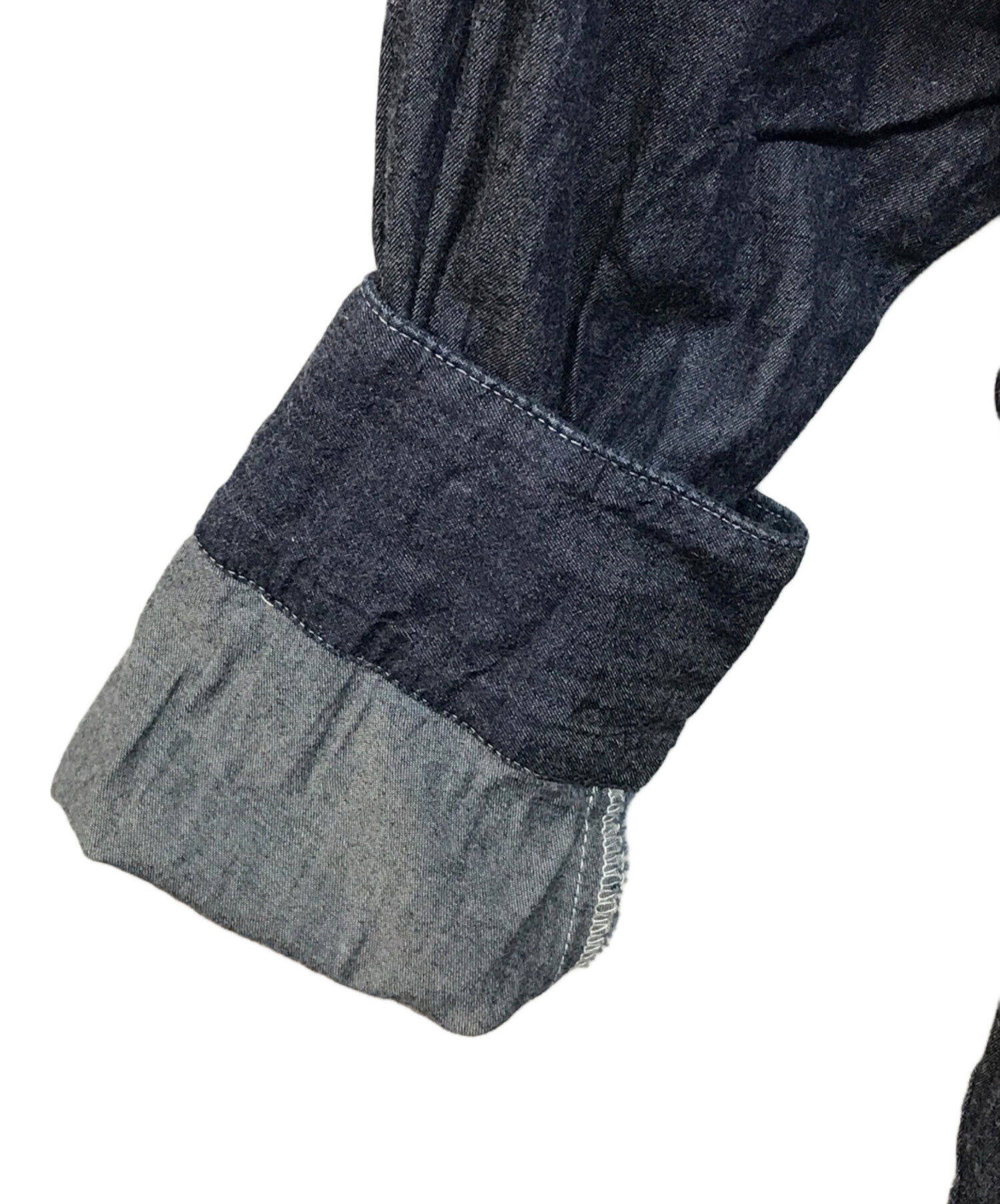 中古・古着通販】AiE (エーアイイー) PAINTER SHIRT インディゴ サイズ 中古・古着通販】AiE (エーアイイー) PAINTER SHIRT インディゴ サイズ