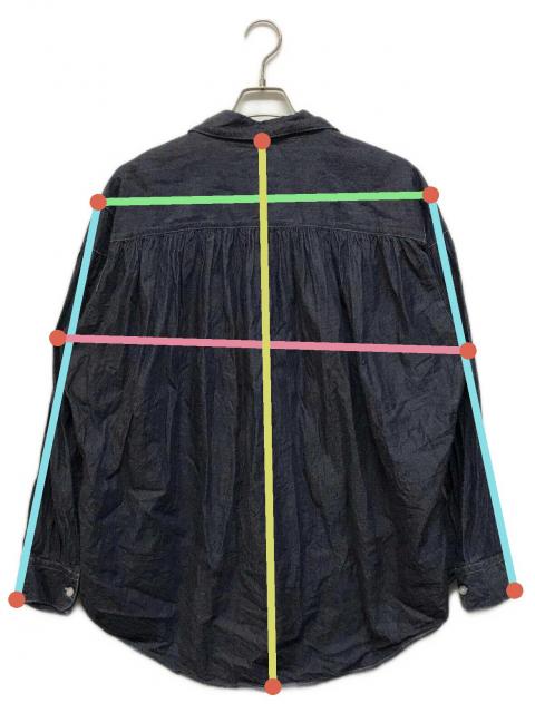 中古・古着通販】AiE (エーアイイー) PAINTER SHIRT インディゴ サイズ